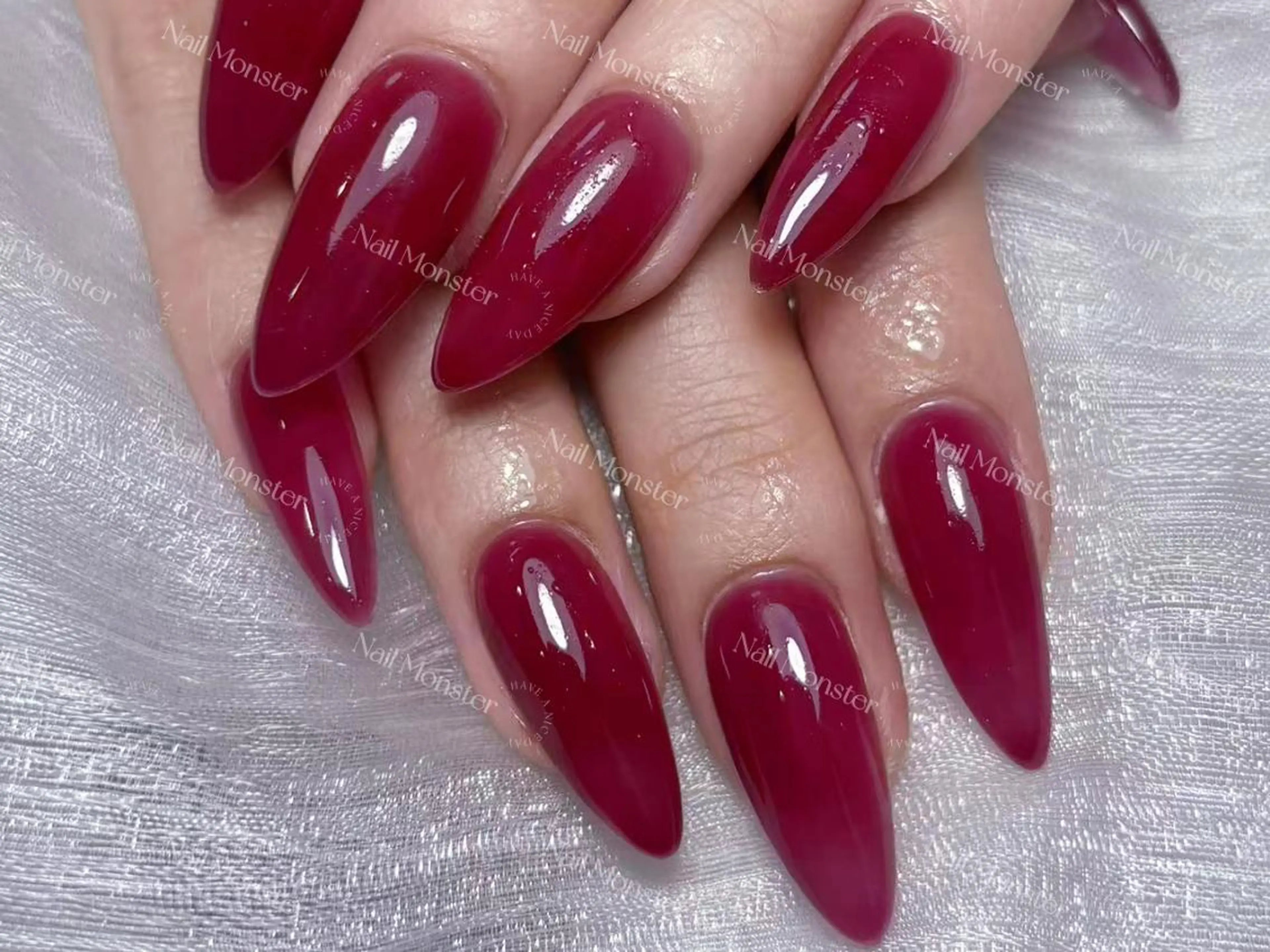 ネイル アートネイル オーロラネイル ガーリー キラキラネイル 韓国ネイル ハンドネイル DIAMOND Nail🥇のネイルデザイン