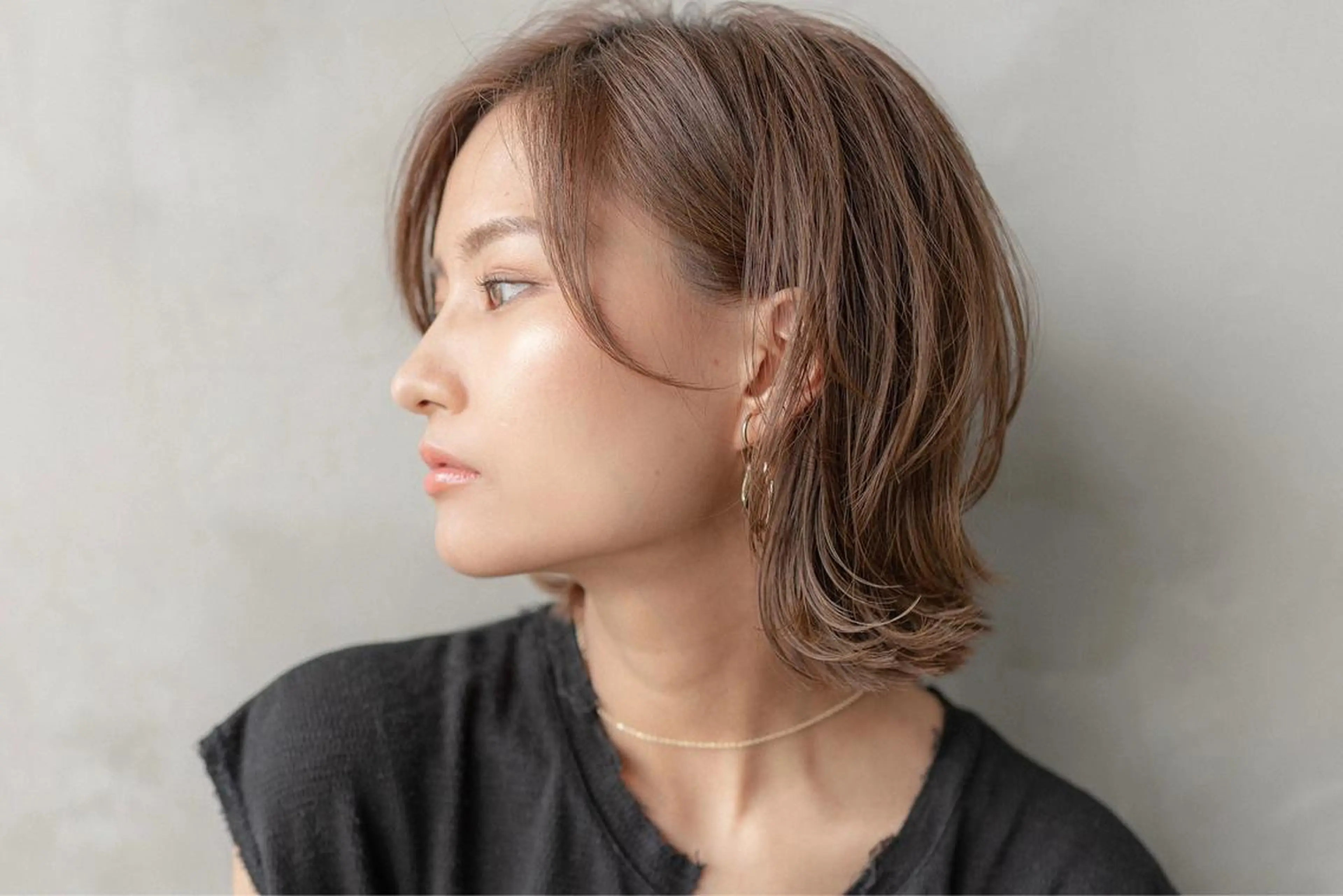 セミロング カラー カット ヘアカラー トリートメント 🉐レイヤー/塩見 弘樹🉐渋谷のヘアスタイル