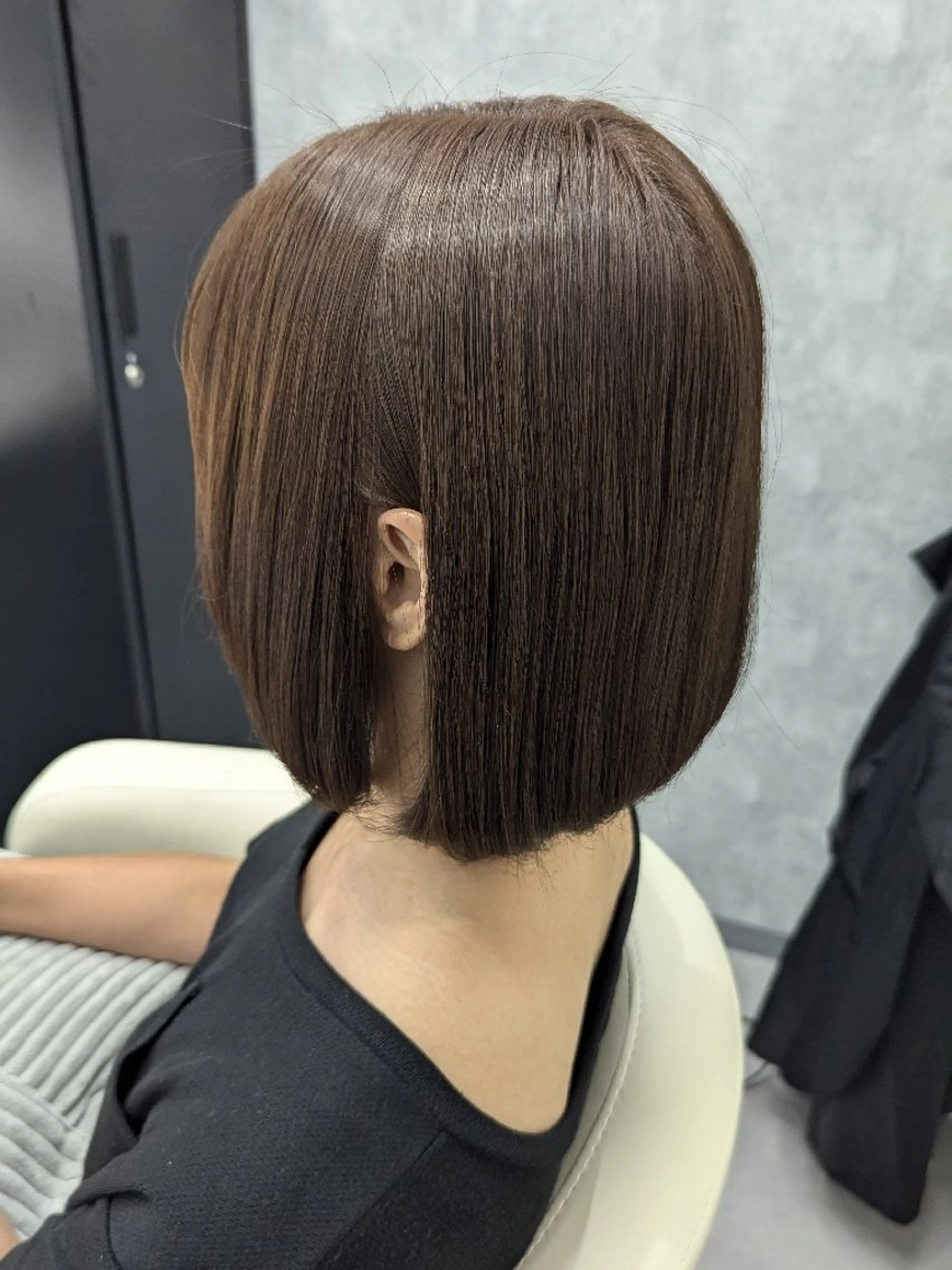 ショート カラー ベージュカラー 透明感カラー 🩶MIYU🩶 うるつやカラー୨୧のヘアスタイル