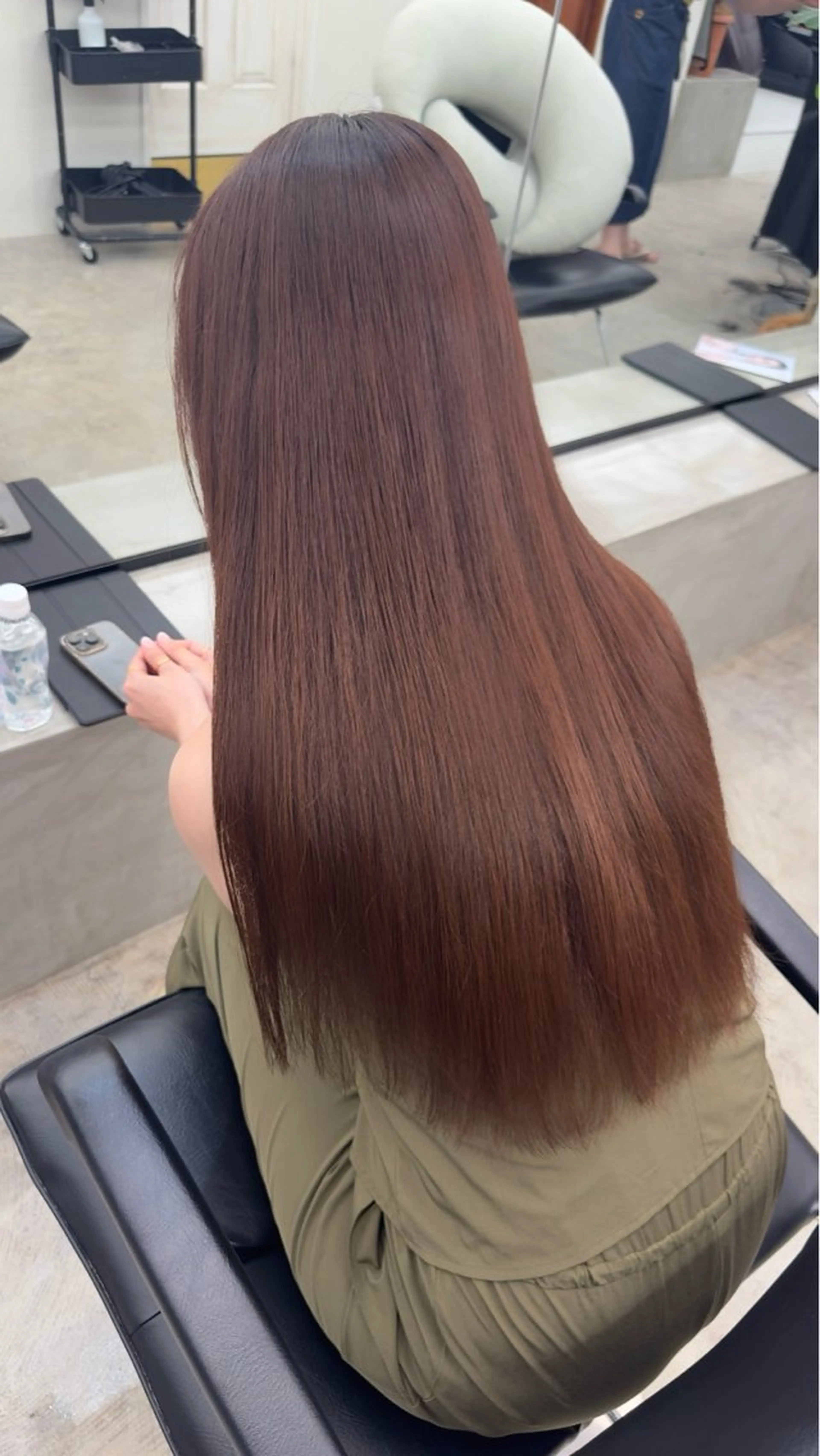 ロング 髪質改善 レイヤーカット 縮毛矯正 トリートメント 髪質改善/レイヤー/ 艶髪🎀ayaneのヘアスタイル