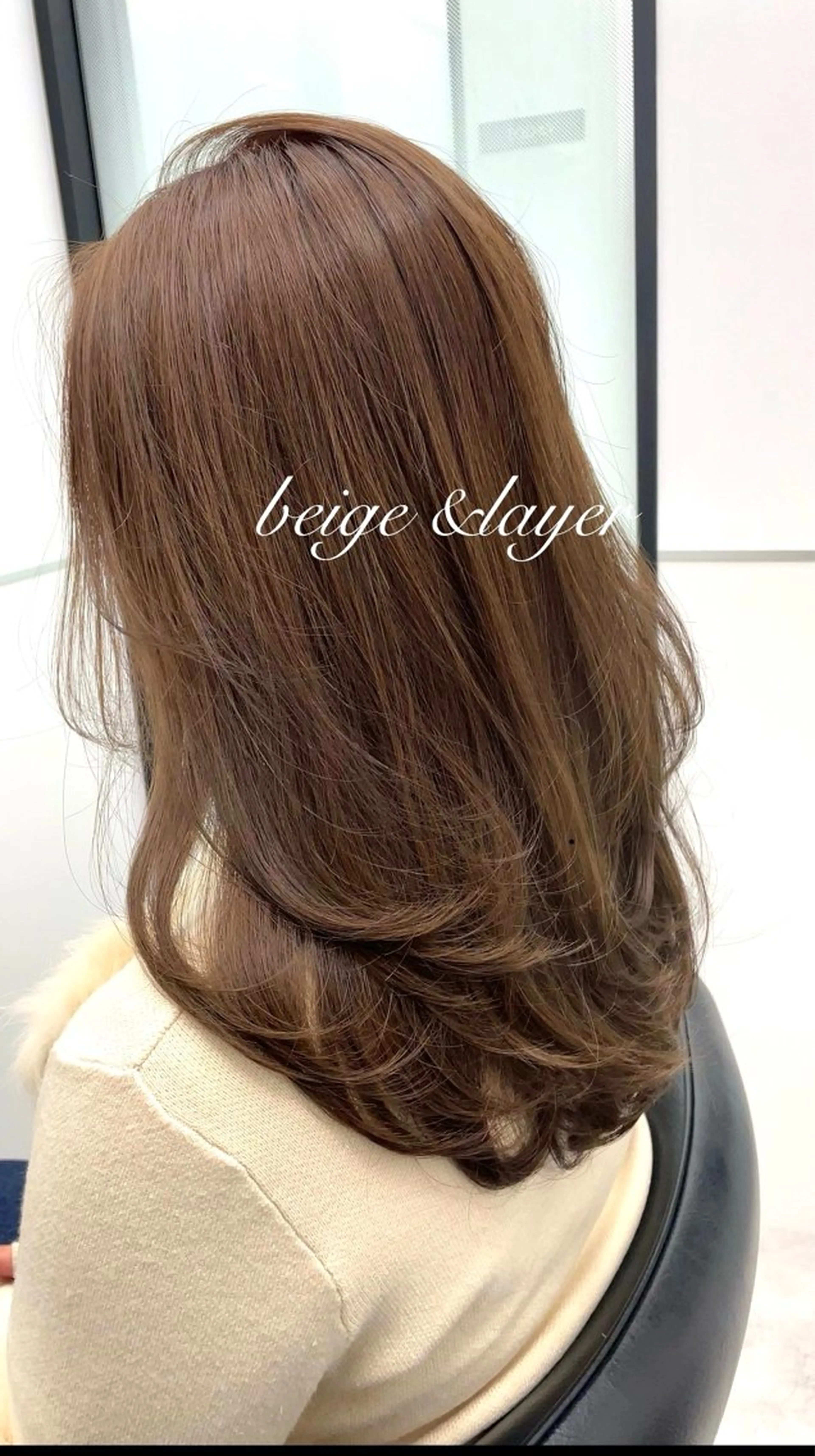 セミロング カラー カット ヘアカラー トリートメント 💗艶々💗極潤カラ ー⭐️AYAKIのヘアスタイル