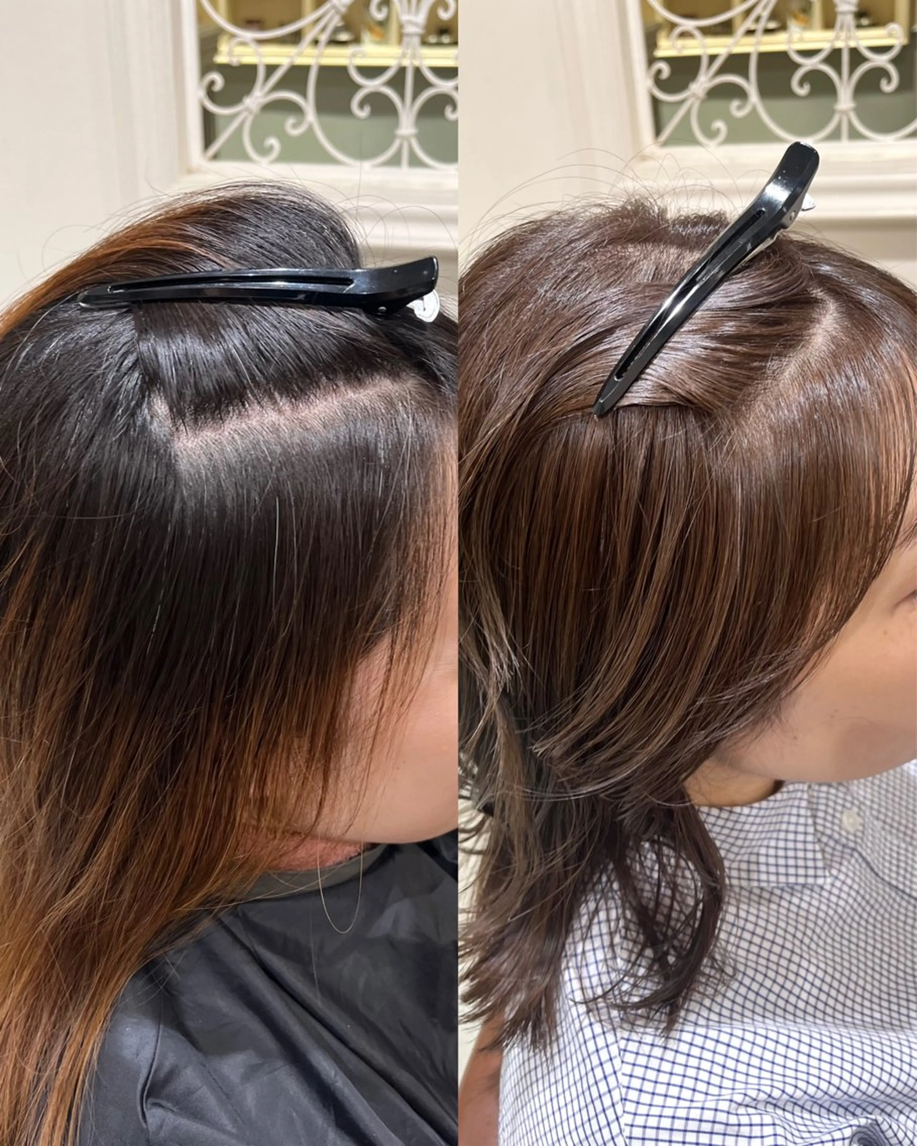 ミディアム ハイライト ヘアカラー トリートメント ✨天王寺/完全個室/ クマモトユイナ✨のヘアスタイル