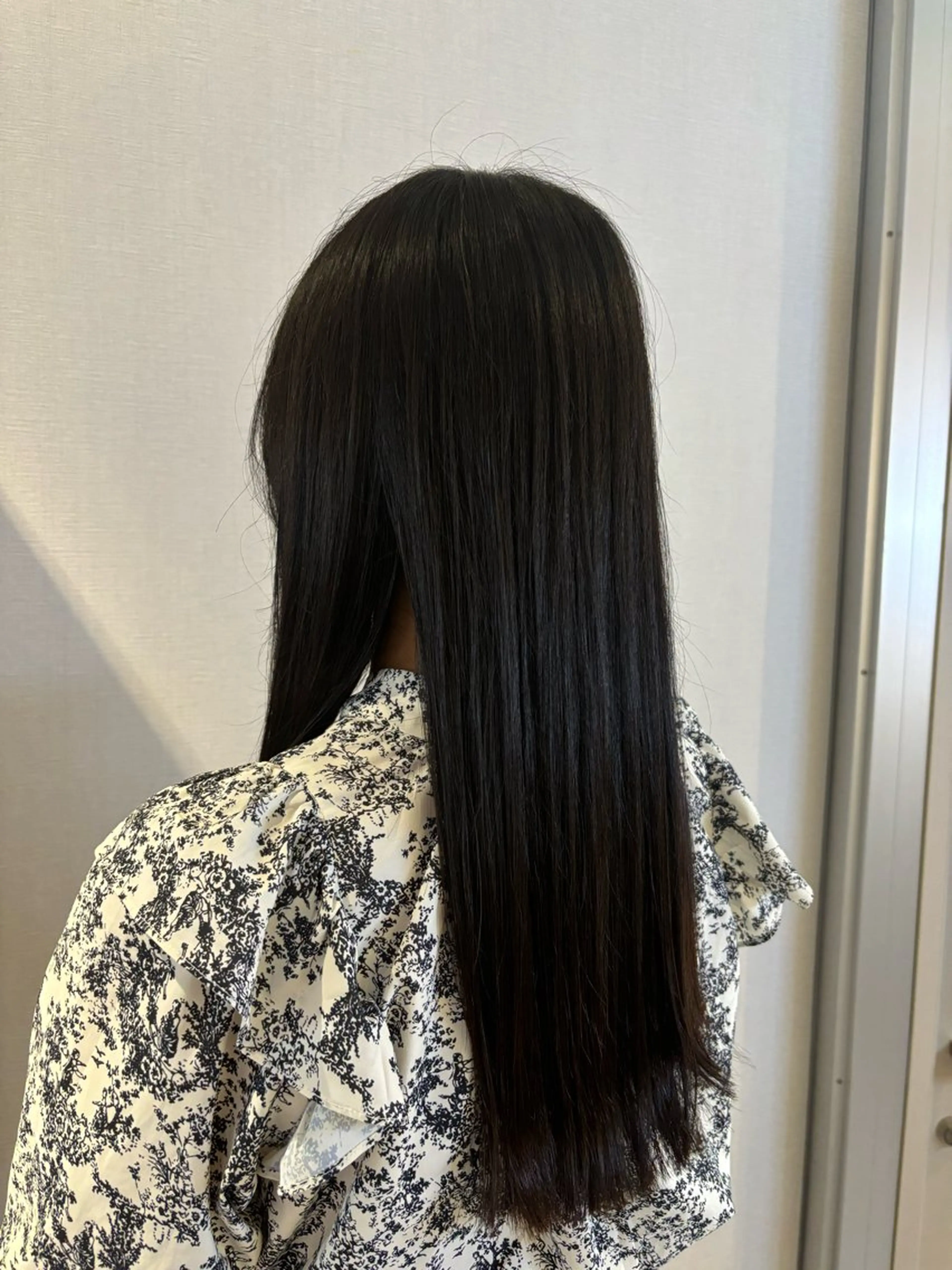 セミロング パーマ 髪質改善 ストレートパーマ [amu]kaho /メンズカット🧃のヘアスタイル
