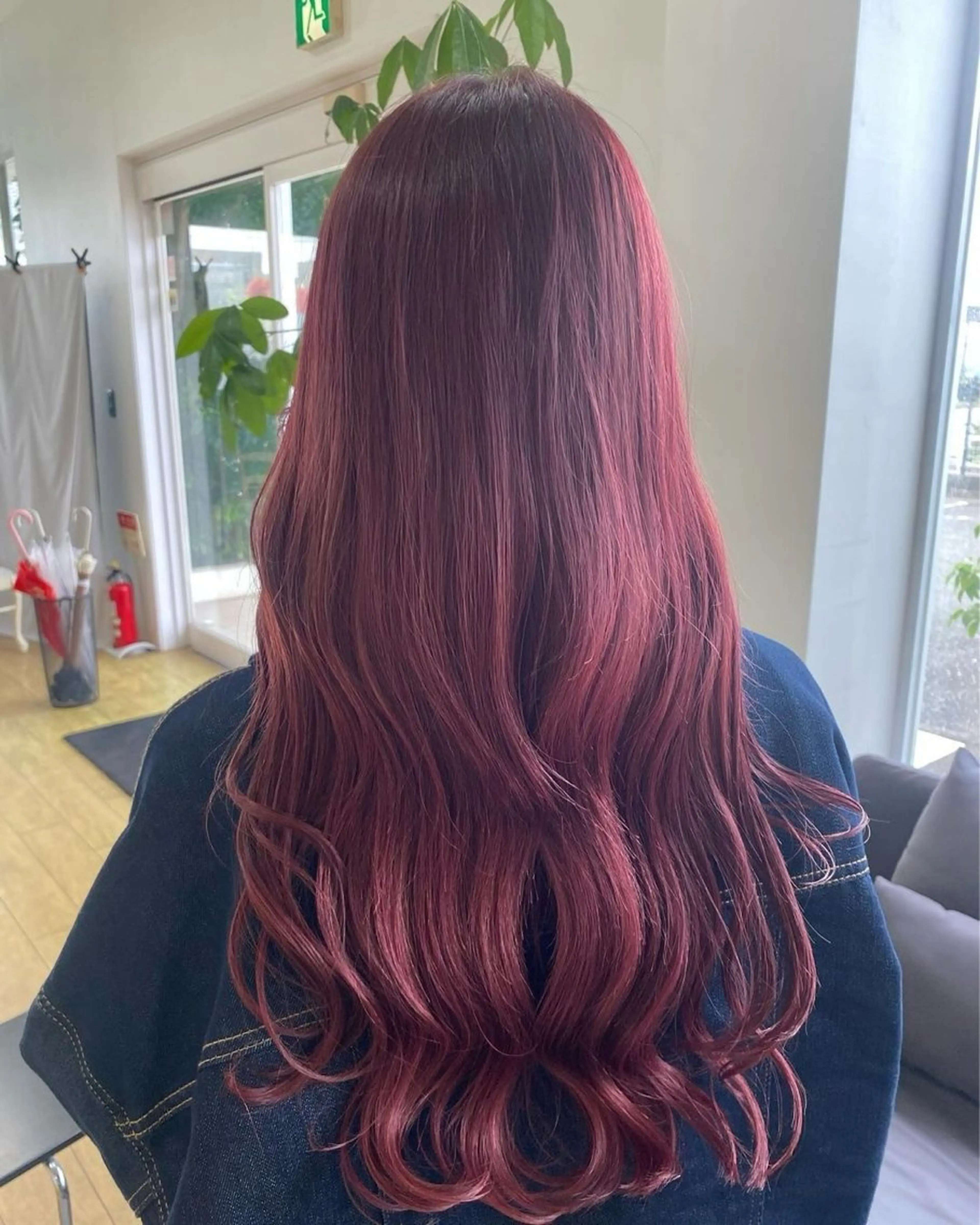 セミロング カラー ヘアアレンジ 盛れる暖色カラー sayaka🎀のヘアスタイル