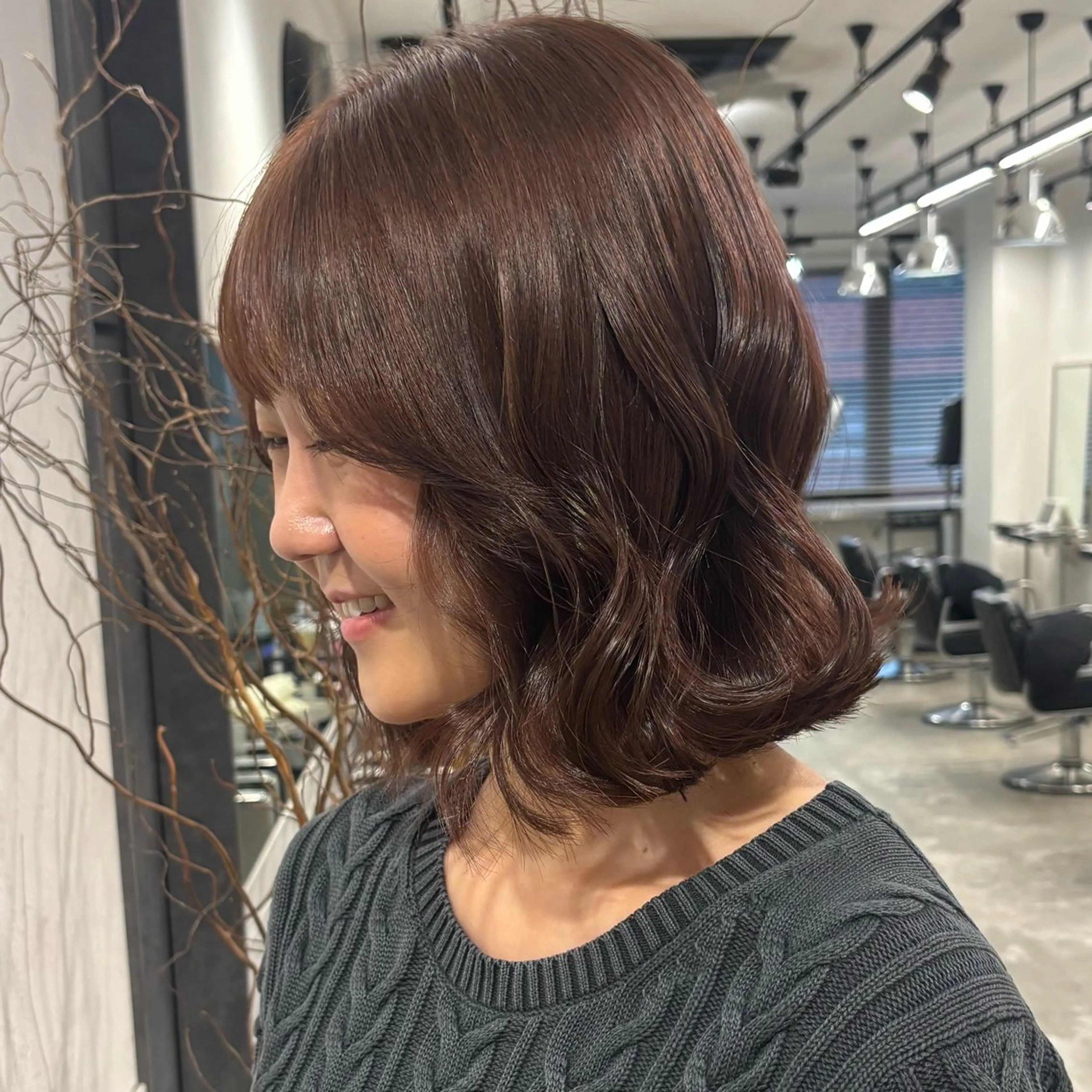 ショート カラー 髪質改善/縮毛矯正/ 暖色カラー🎀🪞のヘアスタイル
