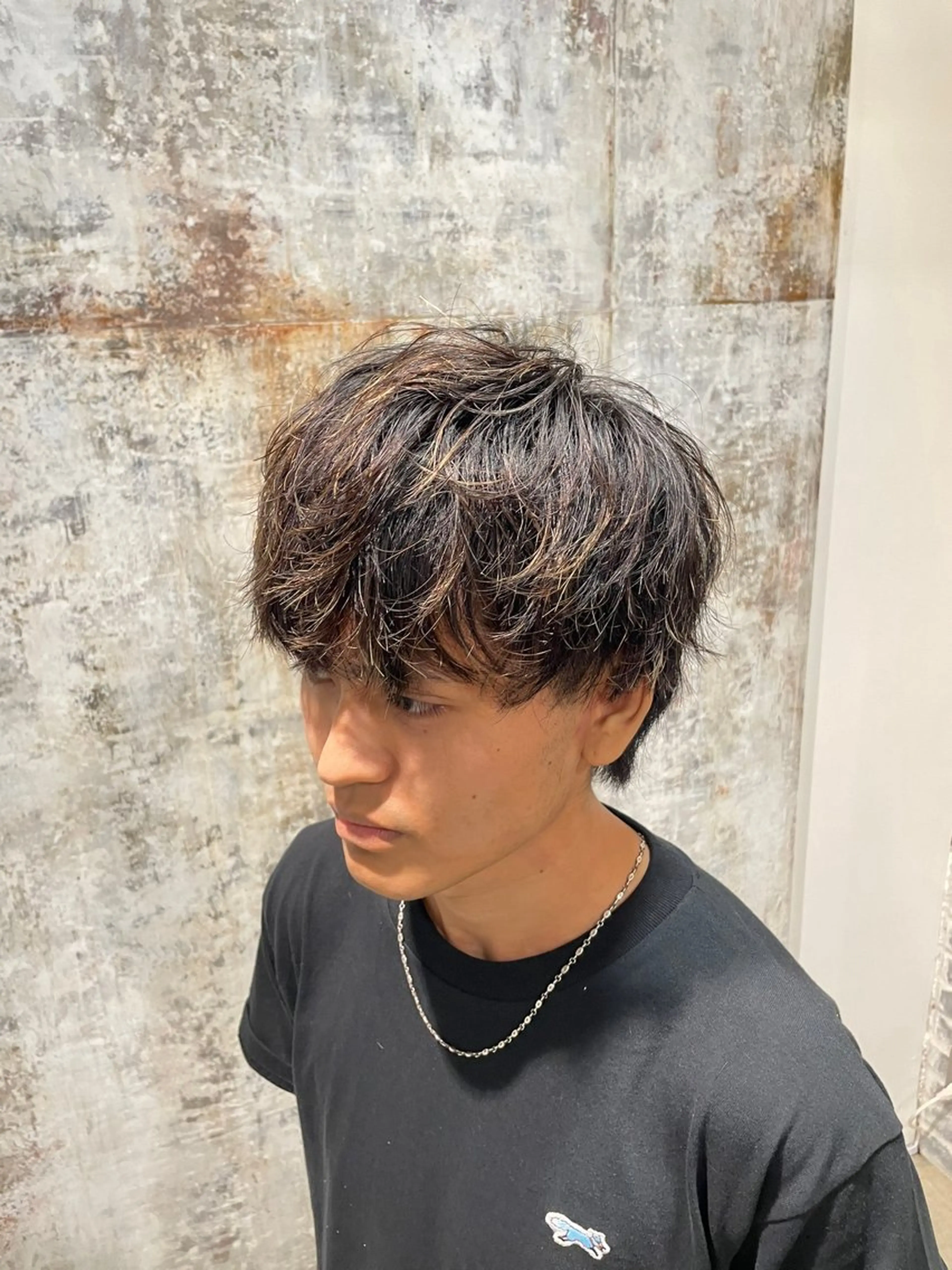 ショート パーマ スパイラルパーマ 【お洒落パーマ】 Elme　肥塚康汰郎のヘアスタイル