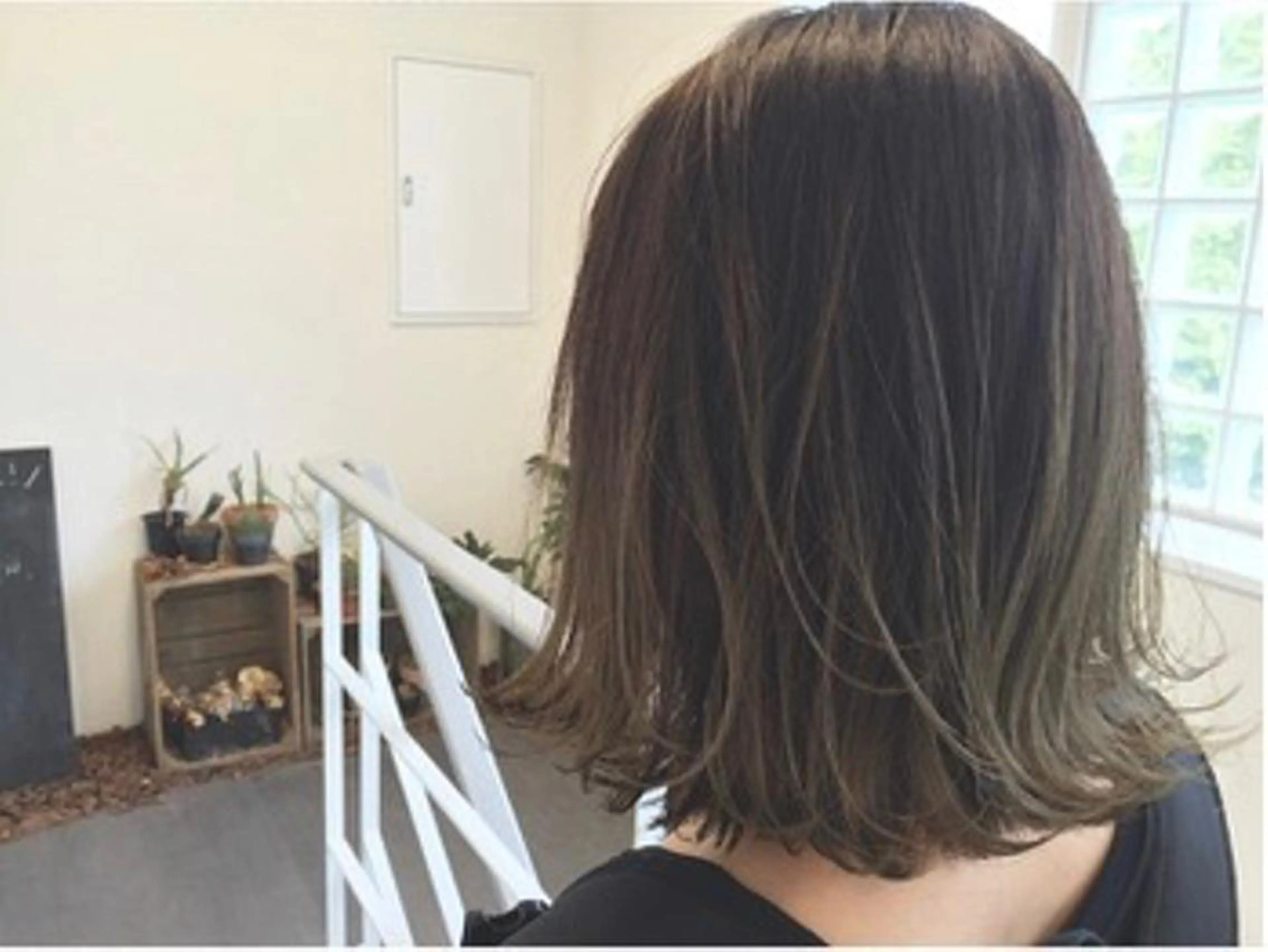 ミディアム 外国人風カラー ハイライト the BRIDGE hair salonのヘアスタイル
