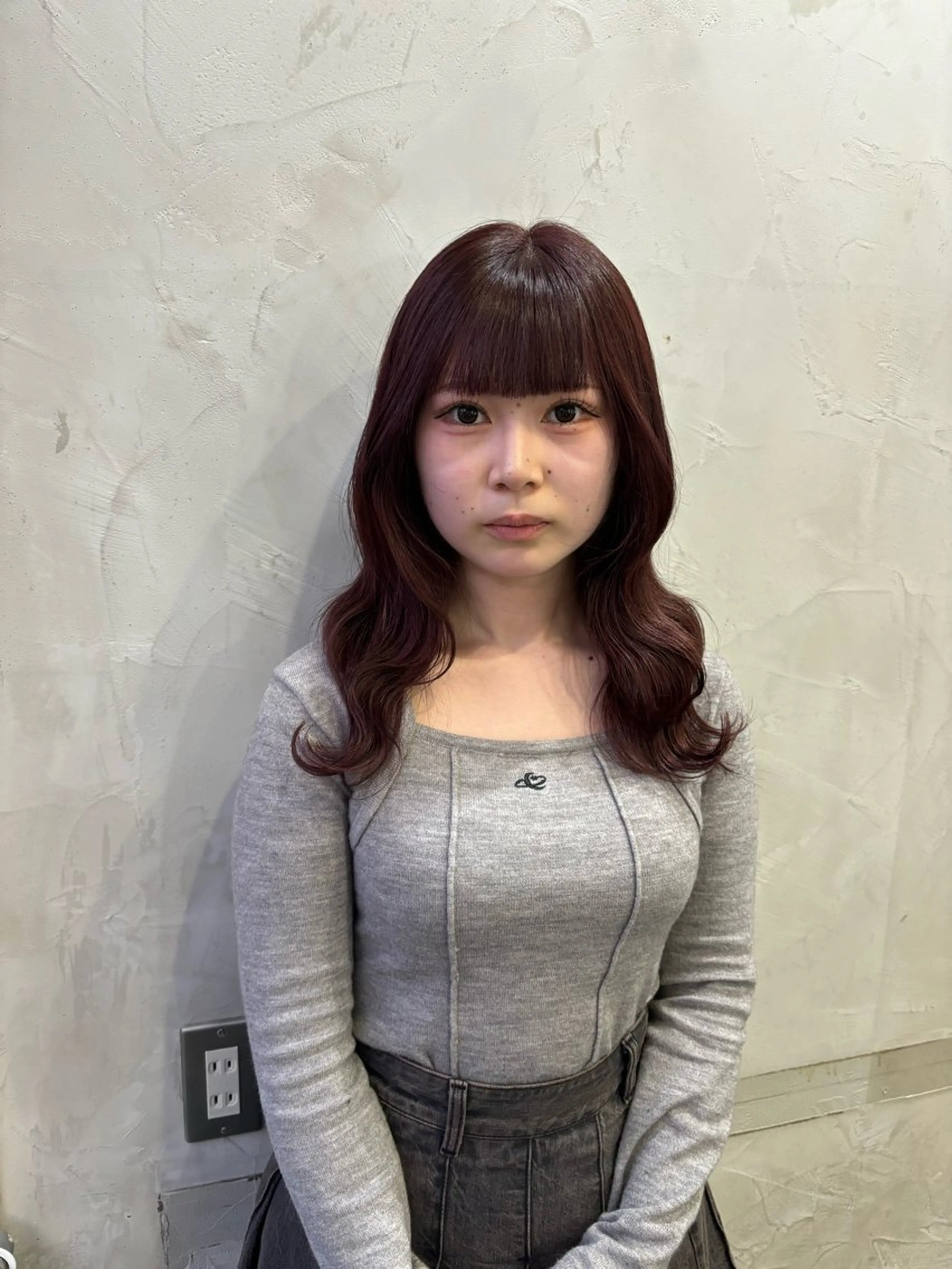 カラー ブリーチ fudge所属・MaisonHALU 松浦光咲のヘアスタイル