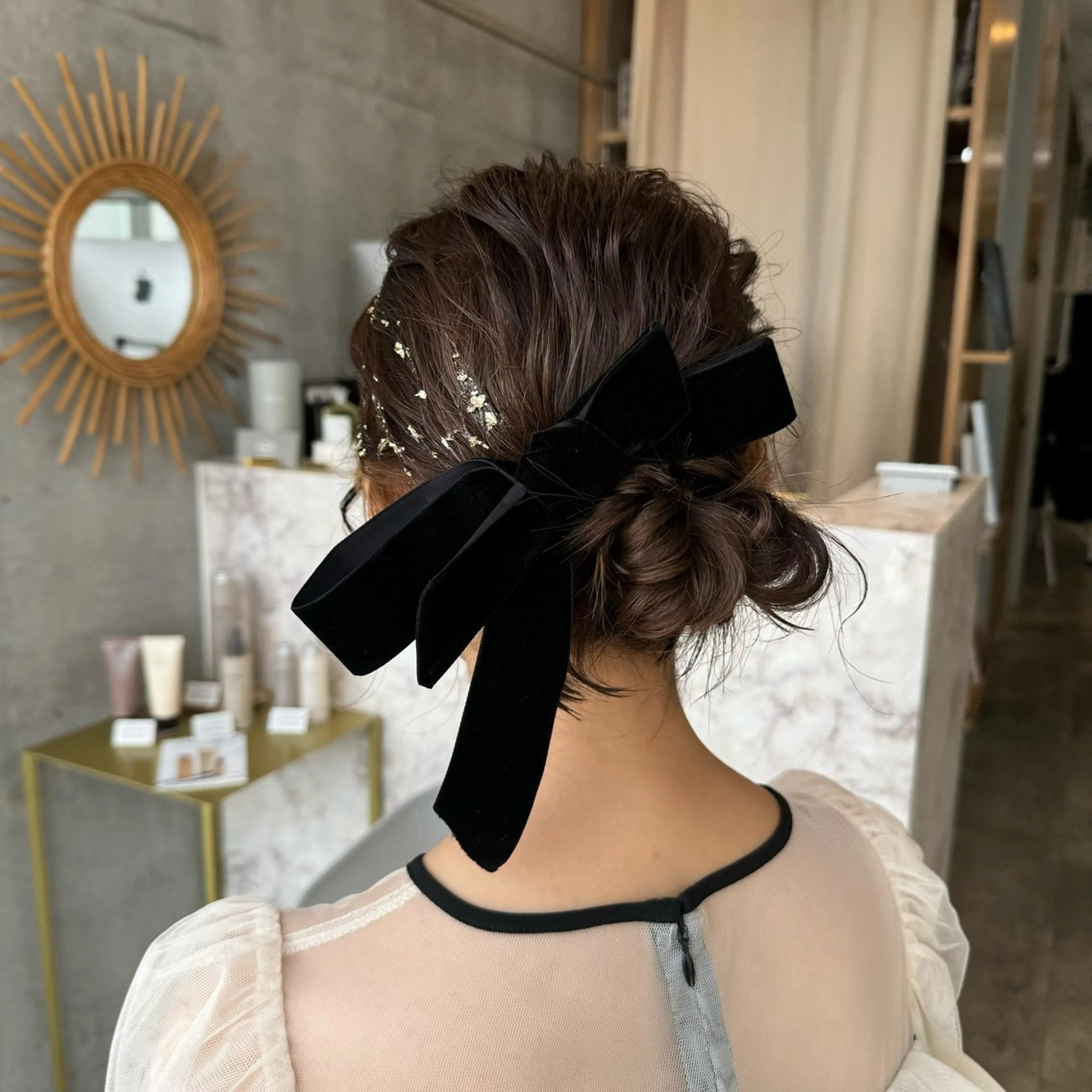 ミディアム ヘアアレンジ ヘアセット さとう あやかのヘアスタイル