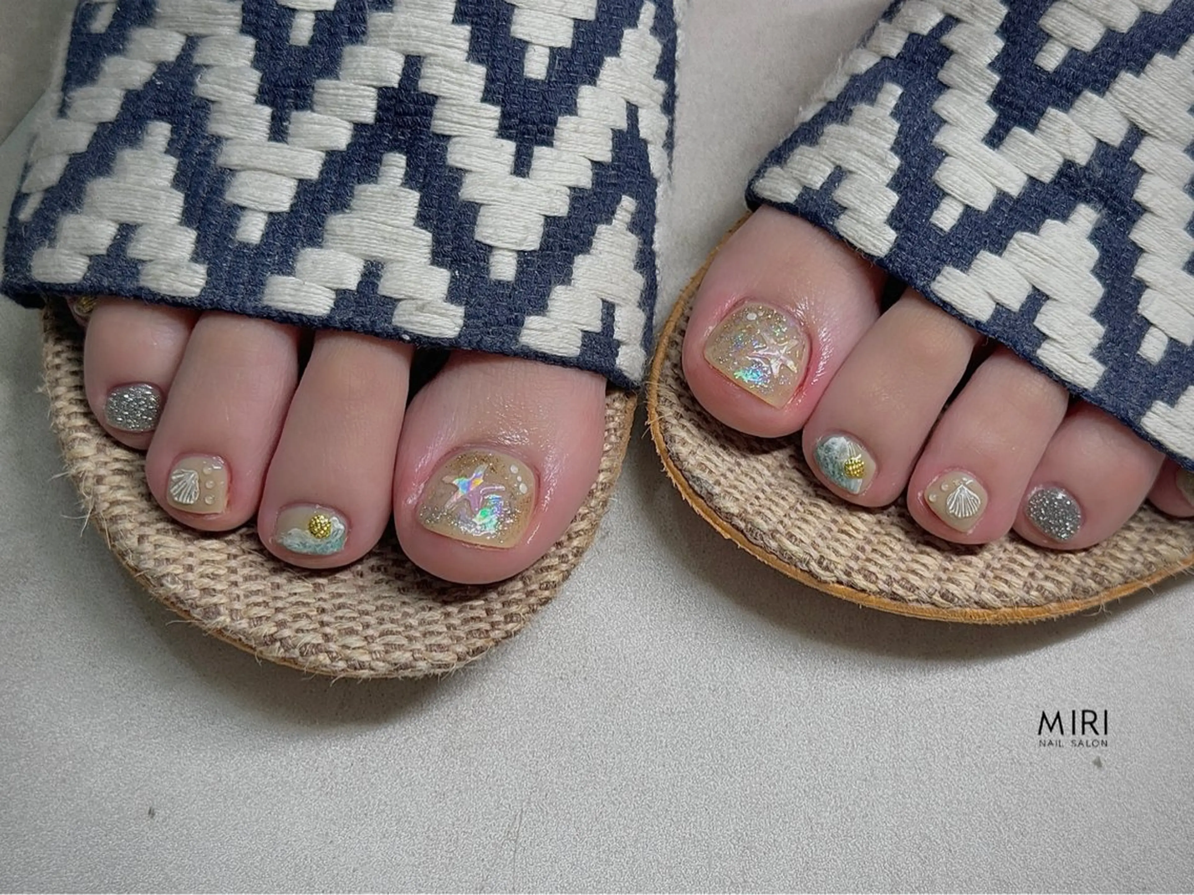 ネイル フットネイル Miri nail salonのネイルデザイン