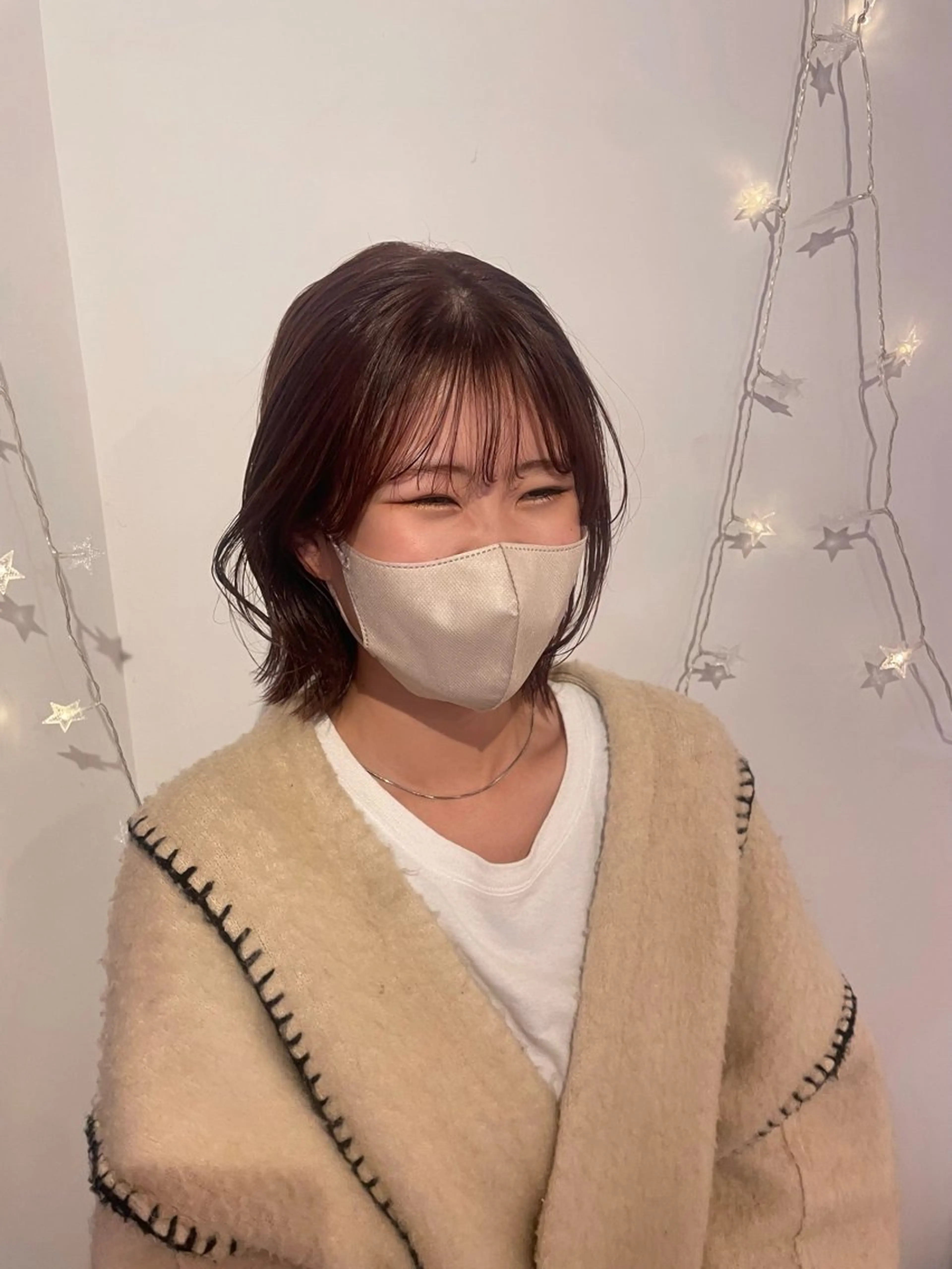 ミディアム 佐野 愛実のヘアスタイル