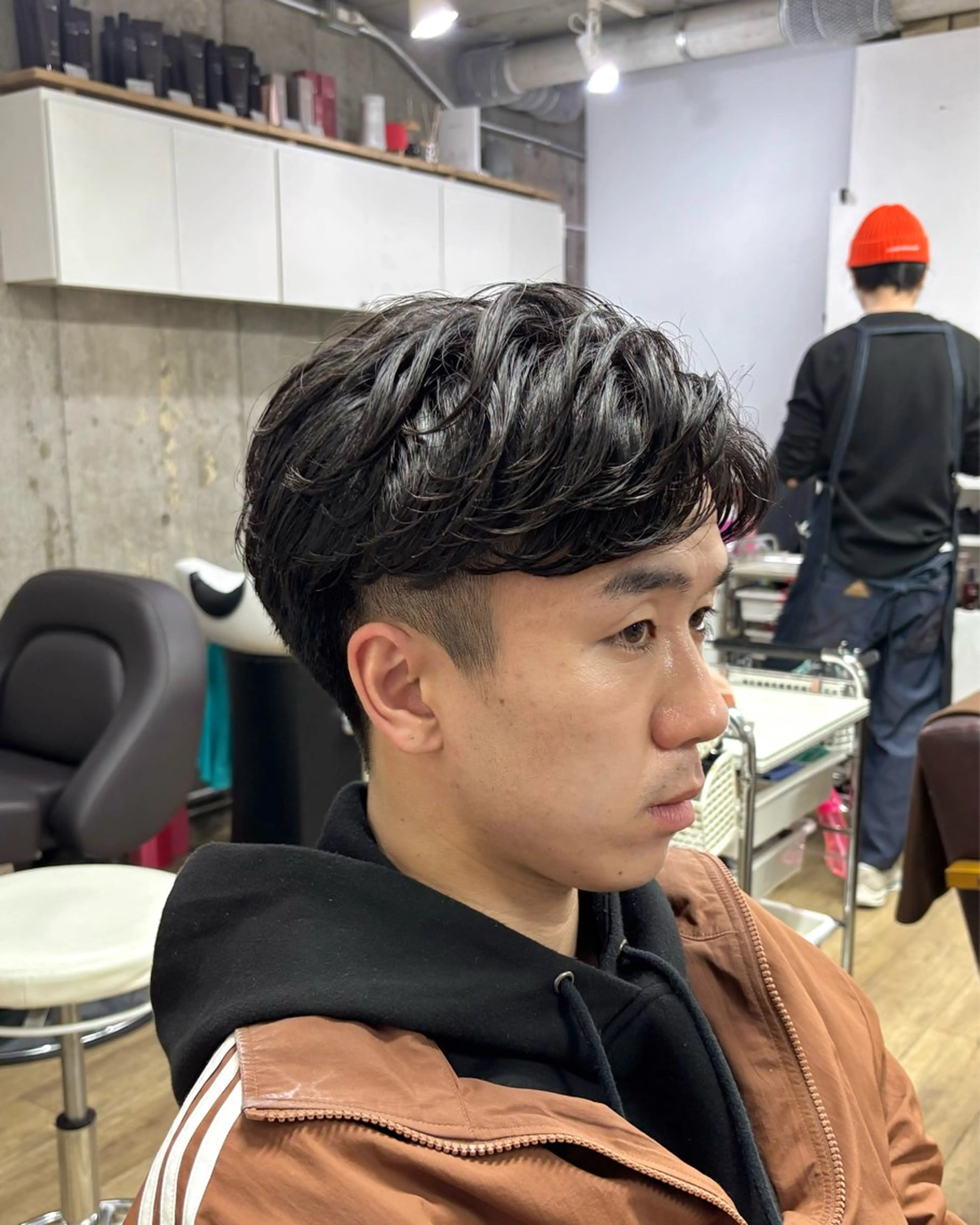 ショート パーマ メンズ メンズパーマ ニュアンスパーマ カット パーマ homme, famille raugh【オム・ファミーユ・ラグ】所属・【メンズ特化】パーマ /マッシュ/たいちのヘアスタイル