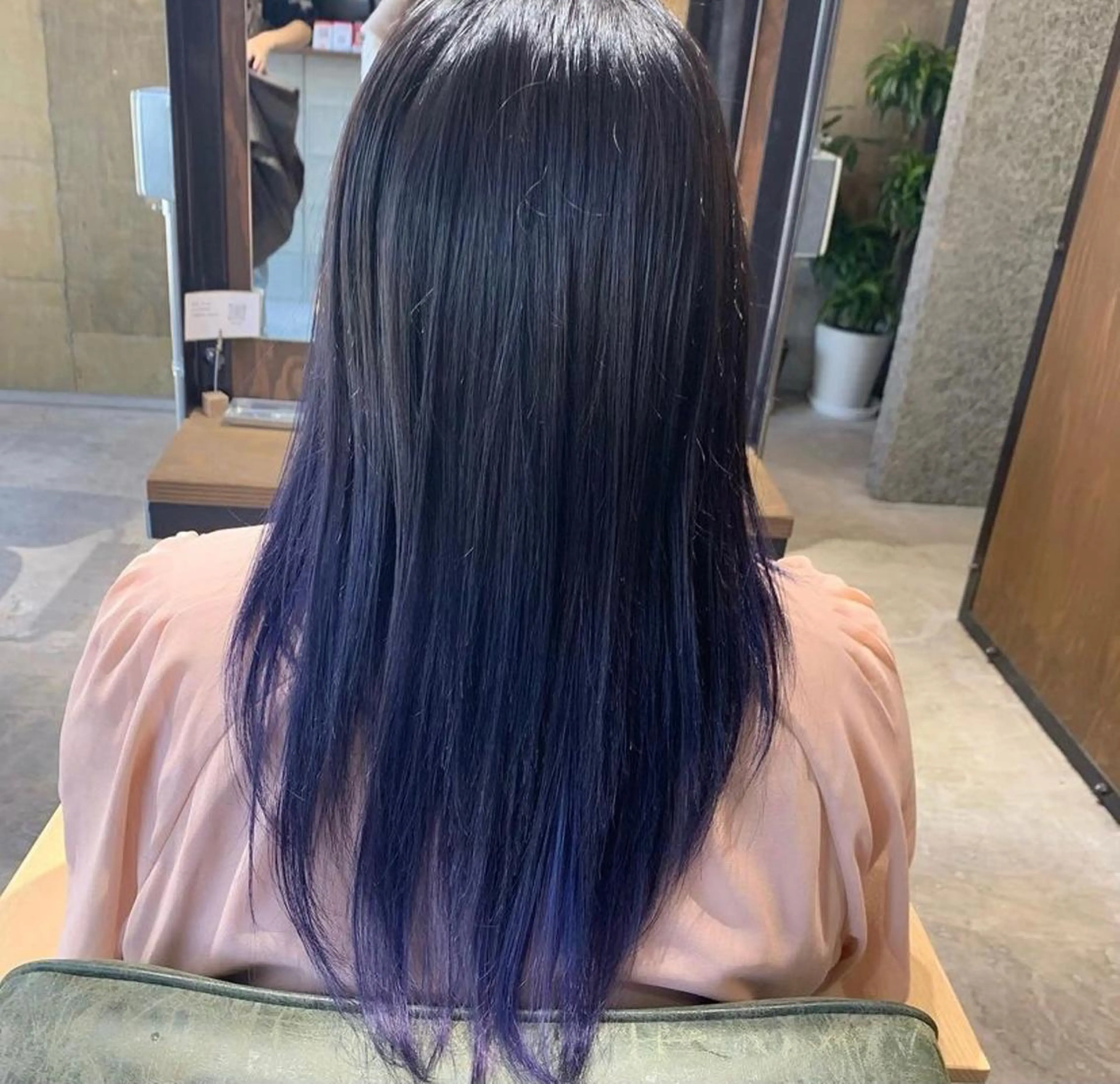 ロング カラー グラデーションカラー パープルカラー 💈Blanco💈 カラー&ケア🌈のヘアスタイル