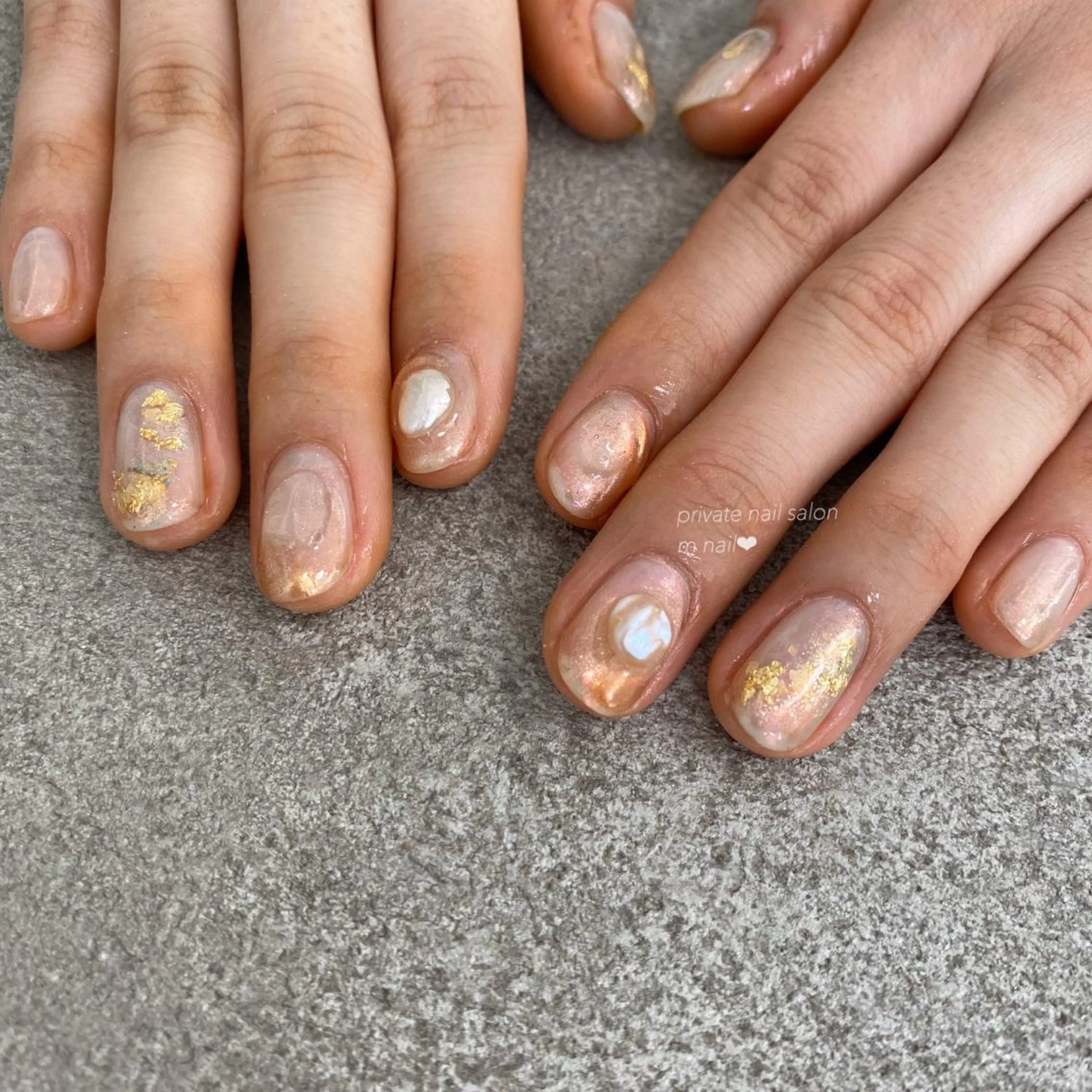 ネイル キラキラネイル ハンドネイル 小河原 舞のネイルデザイン