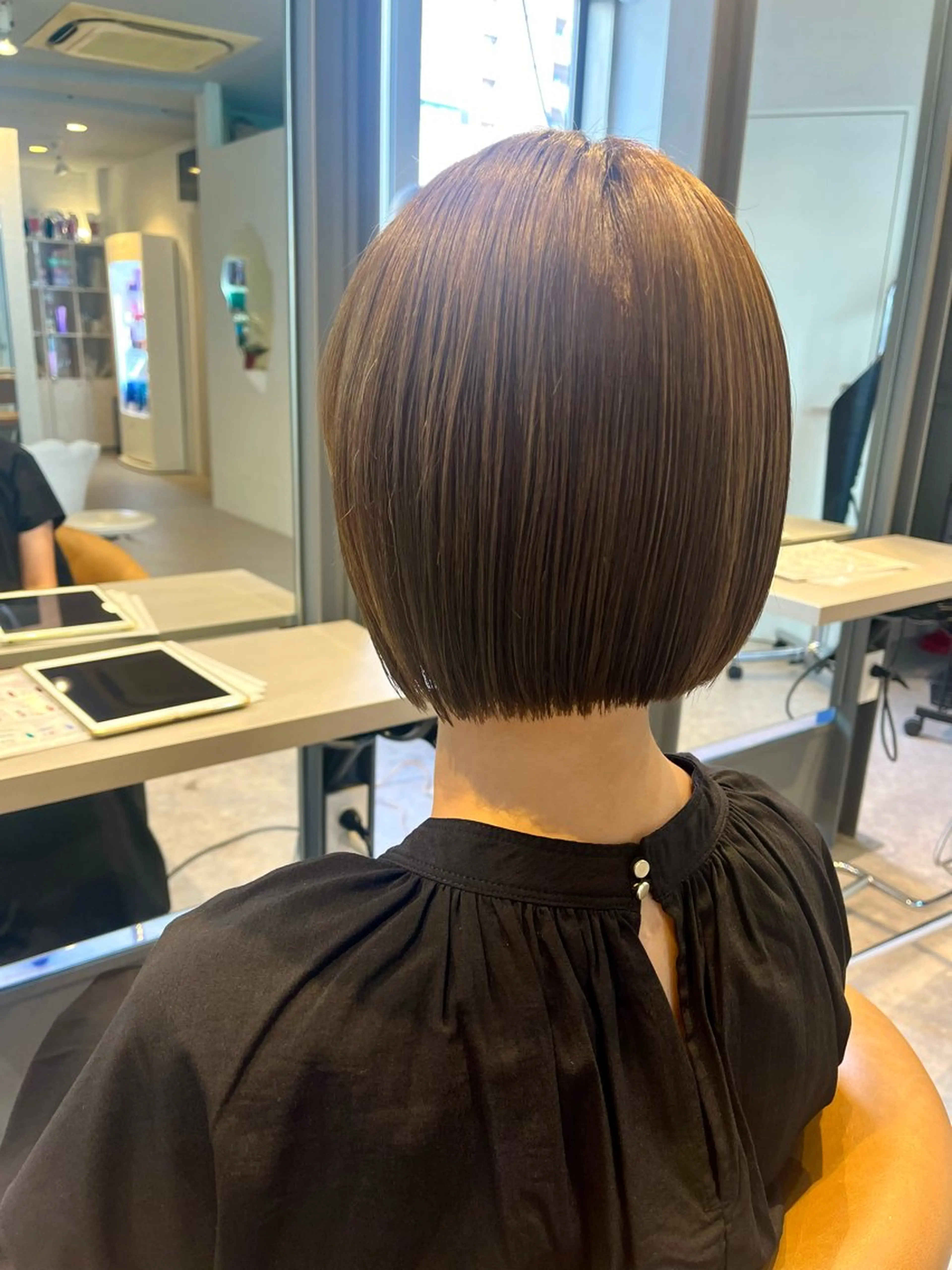 ショート カラー カット ヘアカラー ヘッドスパ うしだ かおるのヘアスタイル