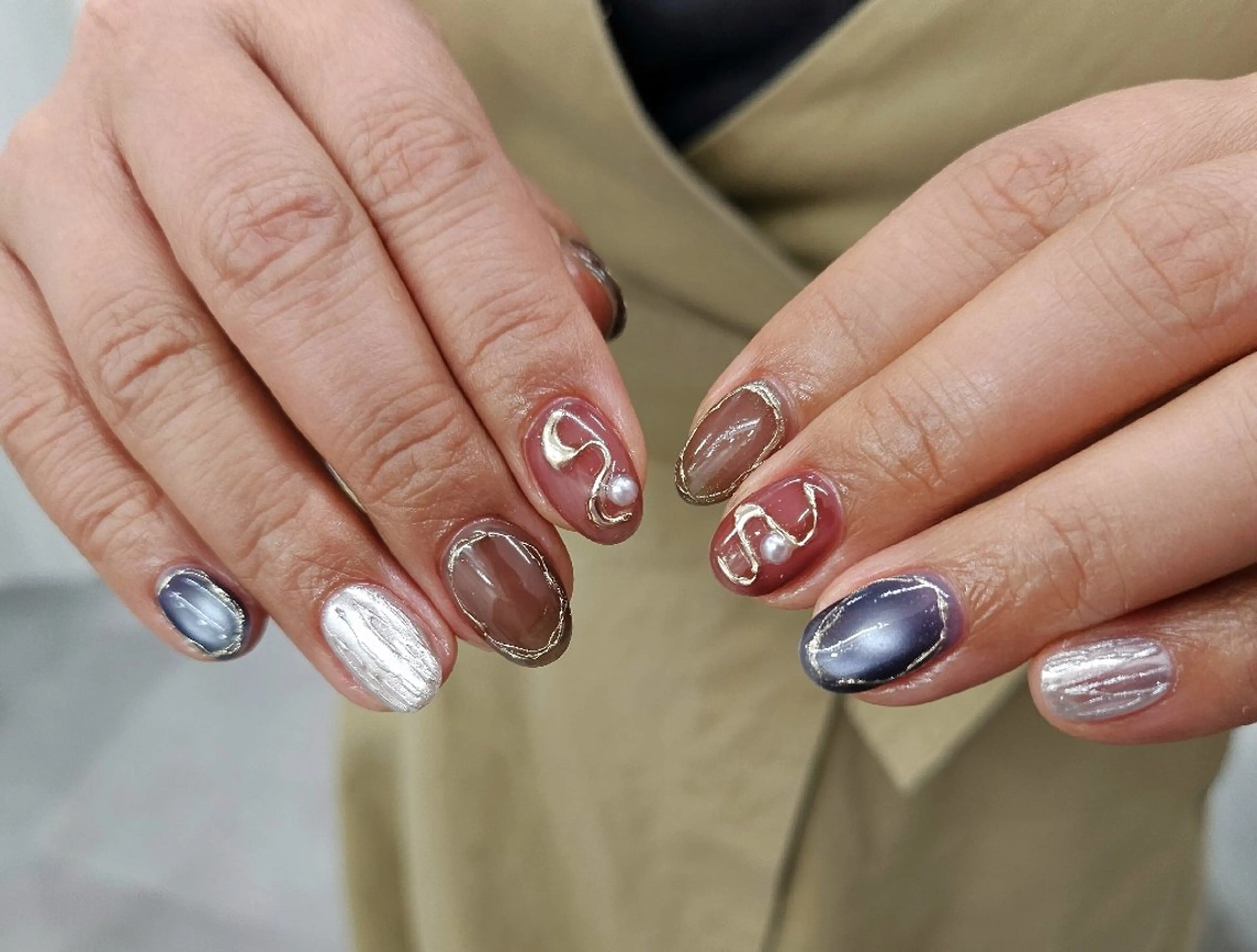 ネイル ジェルネイル 持ち込み ニュアンスネイル パラジェル ハンドネイル puku nail 🌼kazu🌼のネイルデザイン