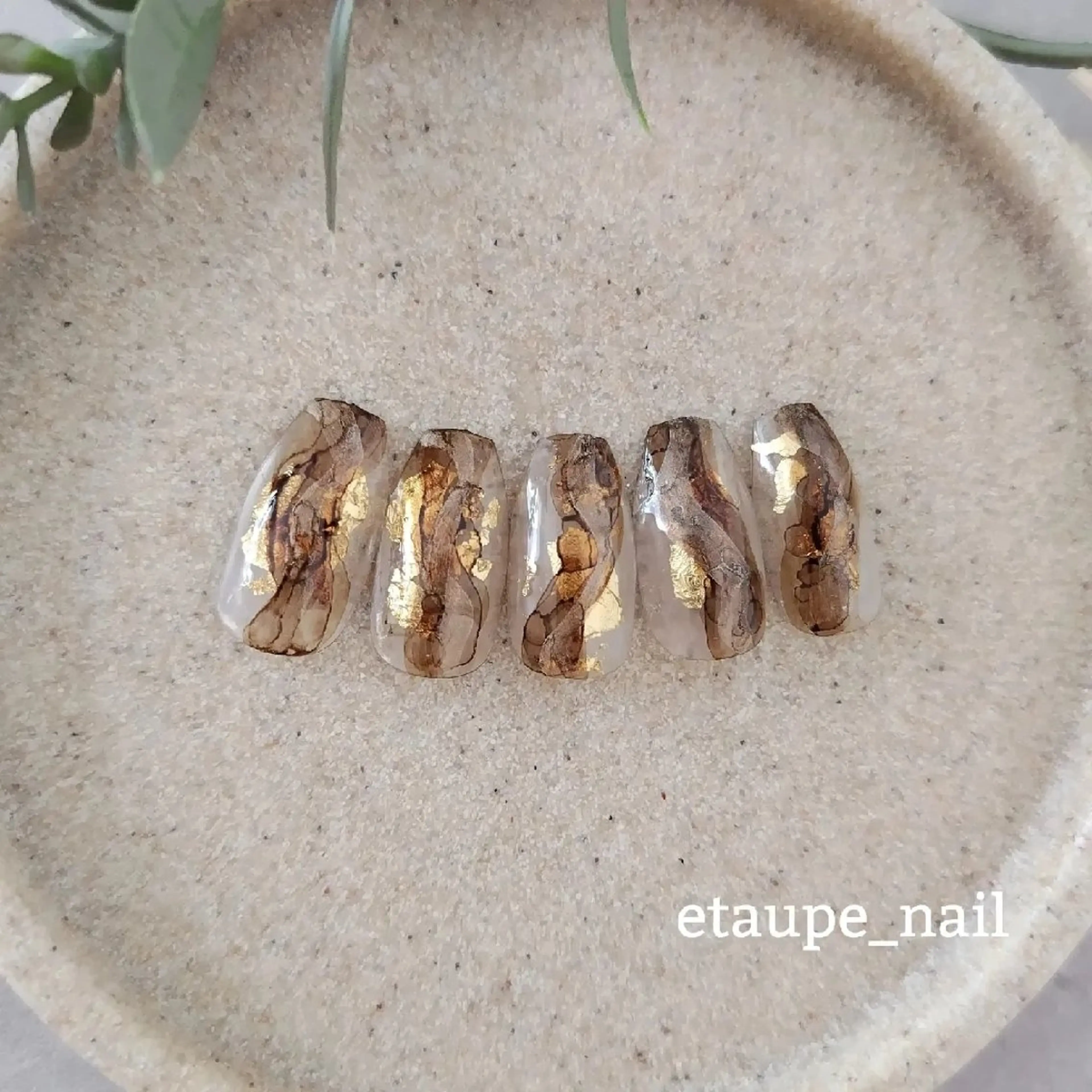 ネイル ジェルネイル グリーン etaupe nail所属・向原自宅サロン ★エトープネイルのネイルデザイン
