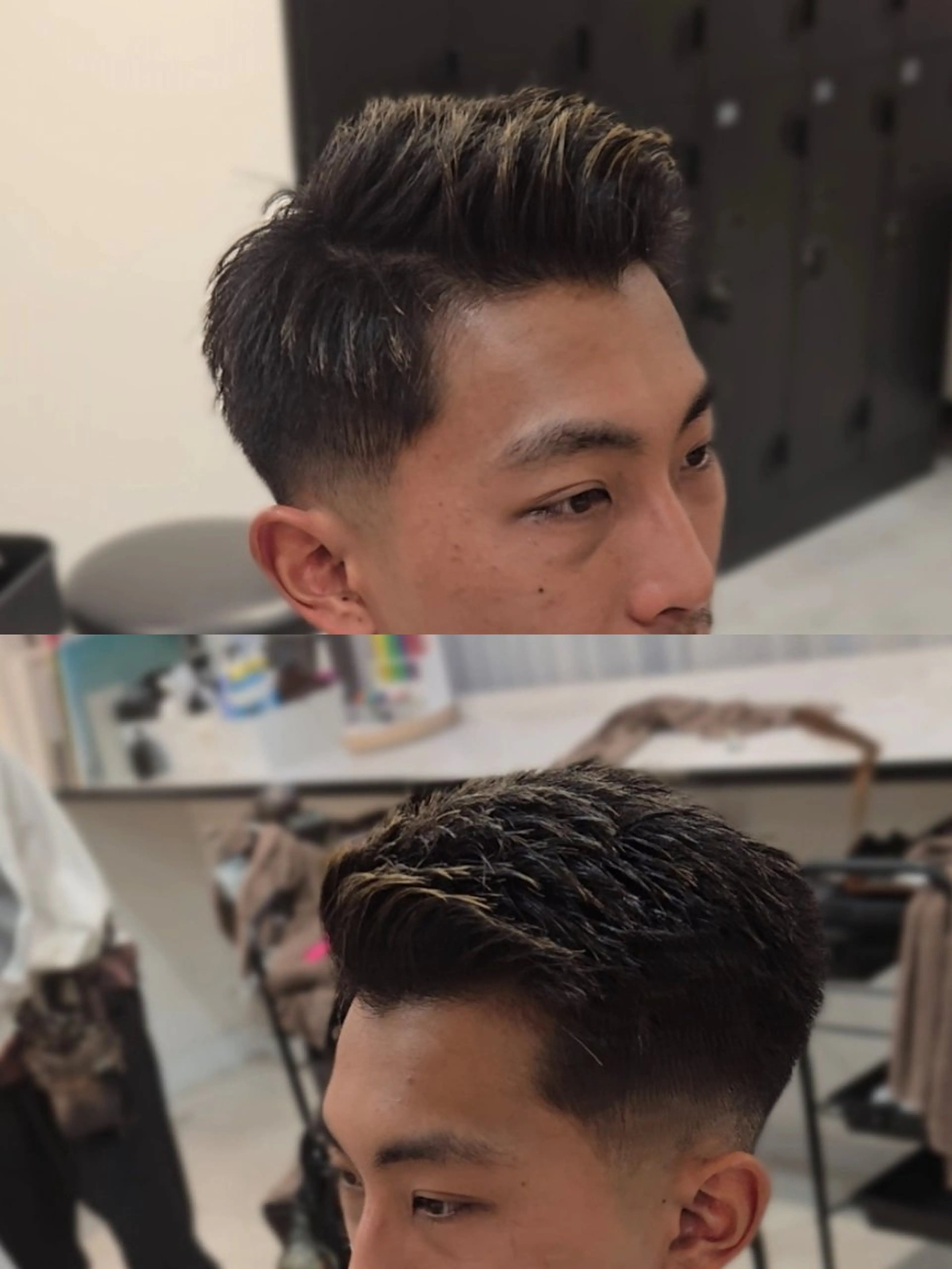 メンズ ショート カット ヘアセット Lapis 名古屋駅前店所属・LEN名古屋/パーマ メンズ特化美容師のヘアスタイル