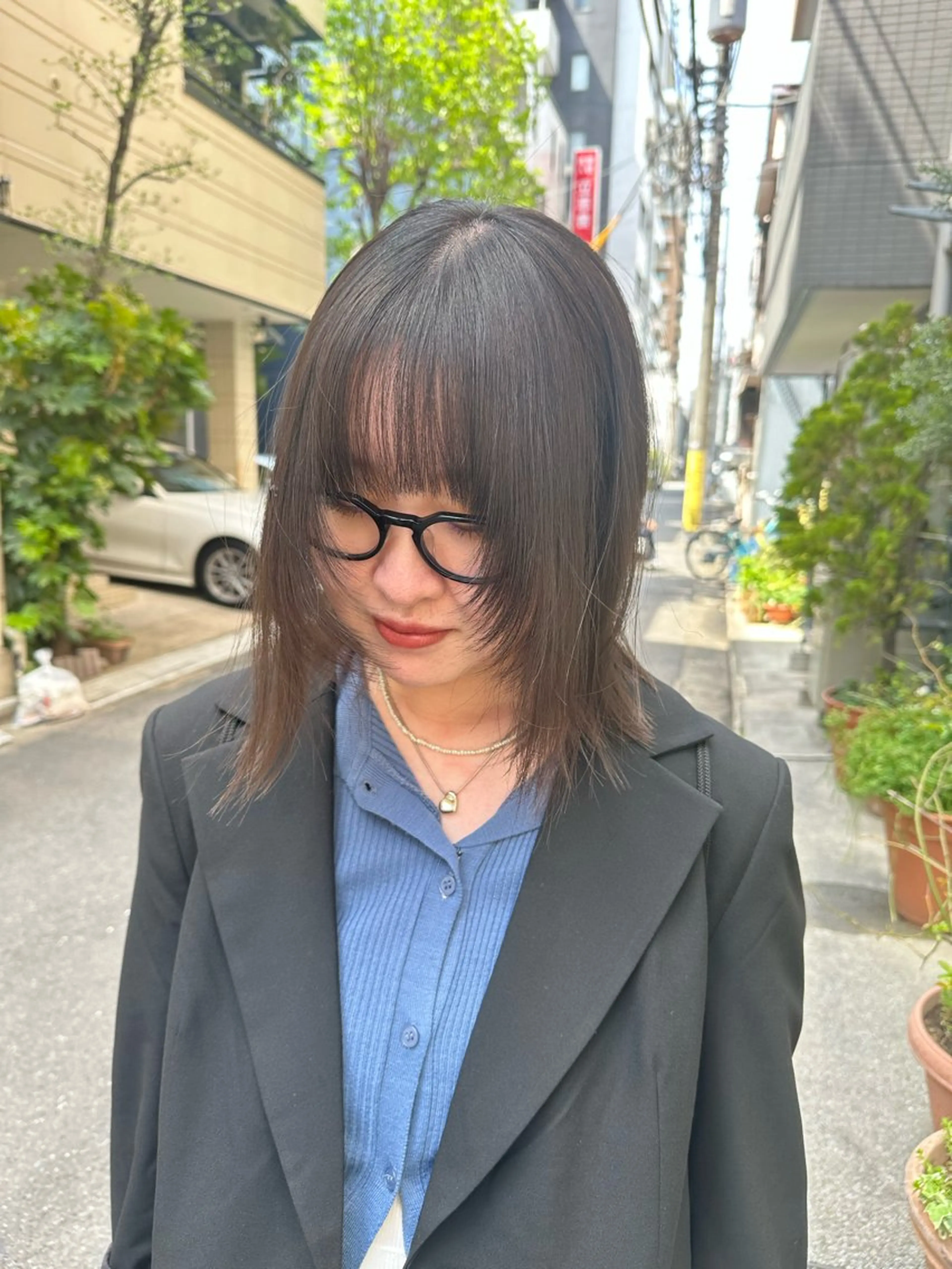 セミロング issa academyのヘアスタイル