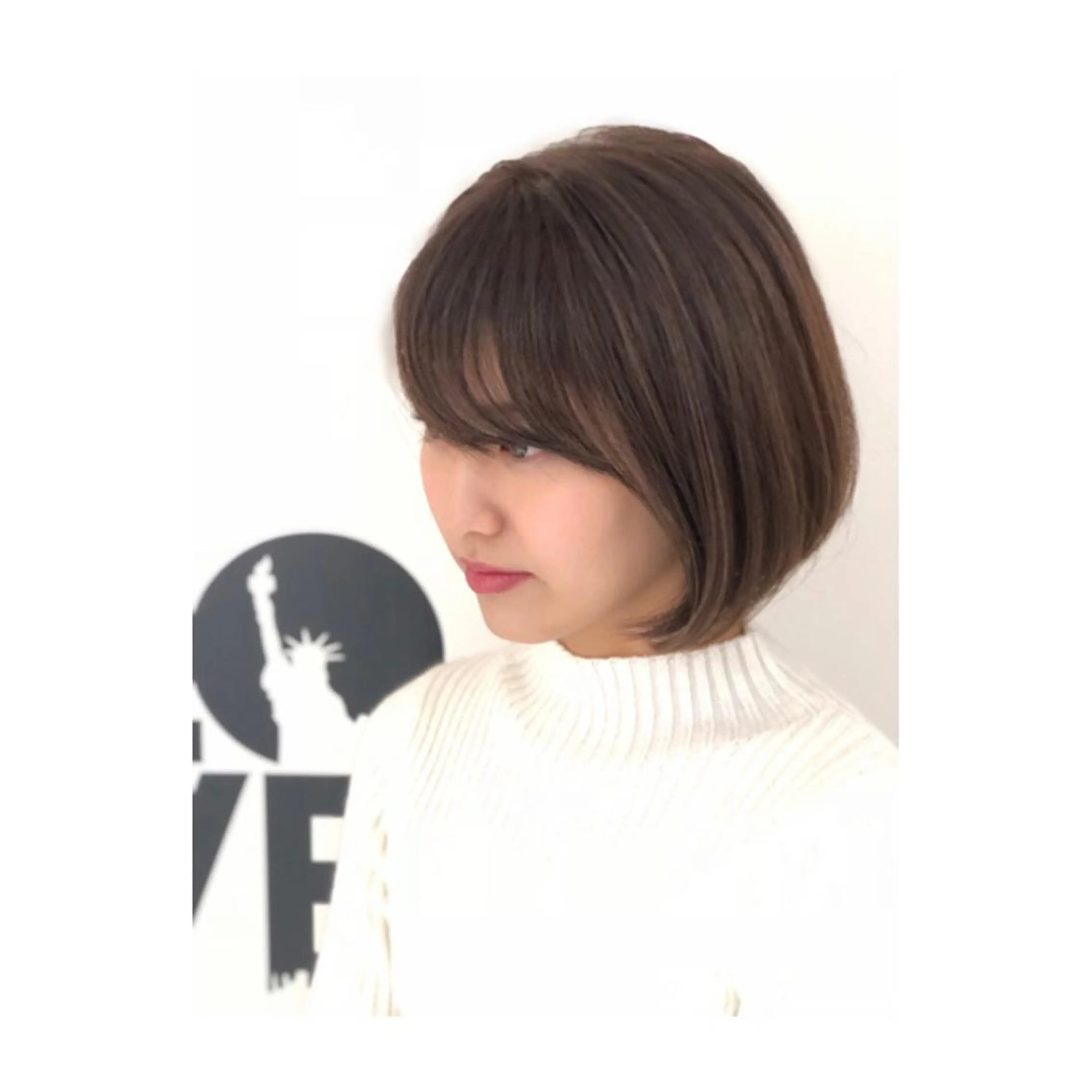 ショート 前下がりボブ ボブ 小顔カット ショートが得意✂️ 藤城建太のヘアスタイル