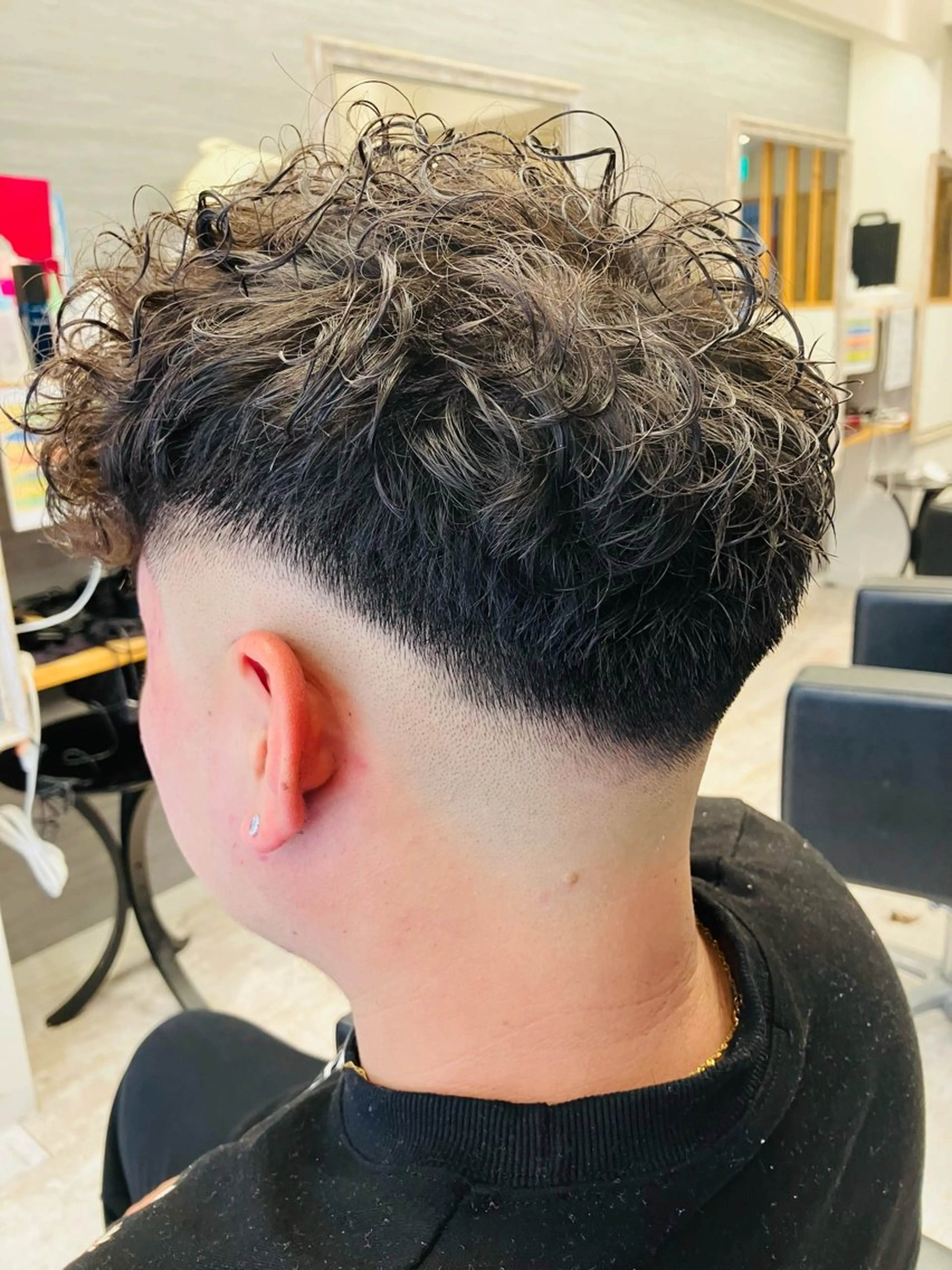 パーマ メンズ カット パーマ メンズ特化/パーマ/ フェードWATARUのヘアスタイル