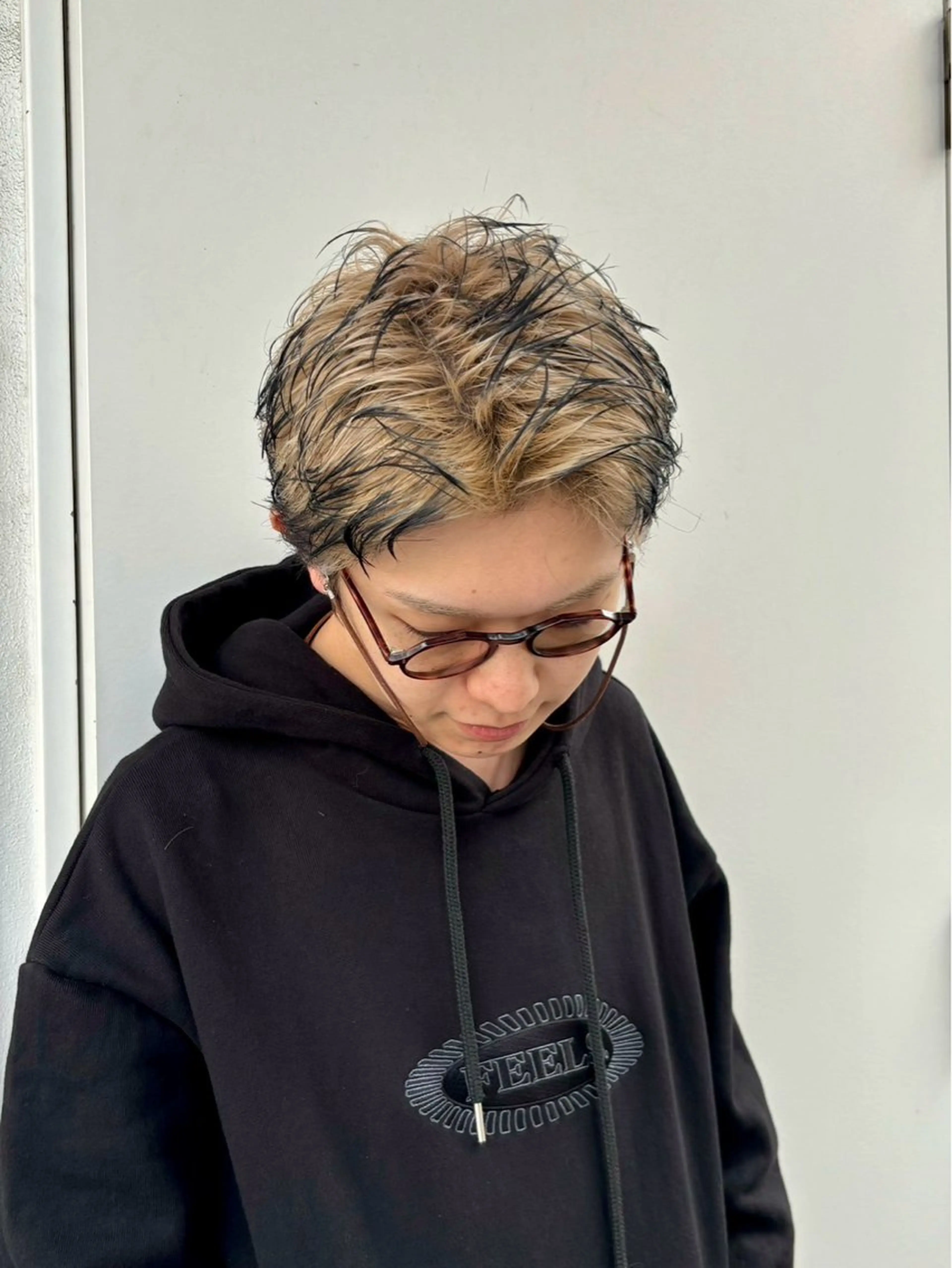 カラー メンズ 辺土名 皇冶のヘアスタイル