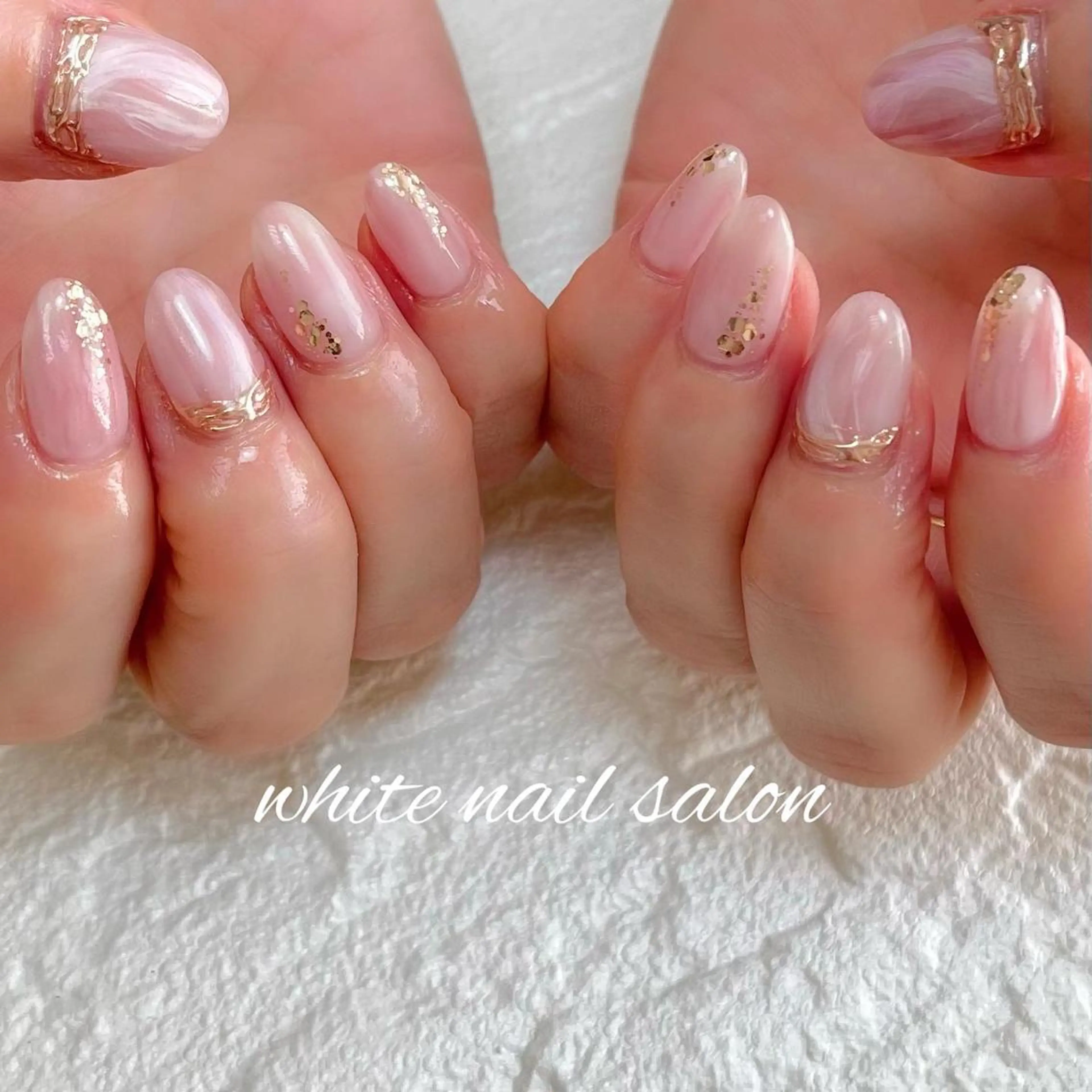 ネイル フットネイル ジェルネイル ハードジェル ラメ(グリッター) 持ち込み ハンドネイル white nail salonのネイルデザイン