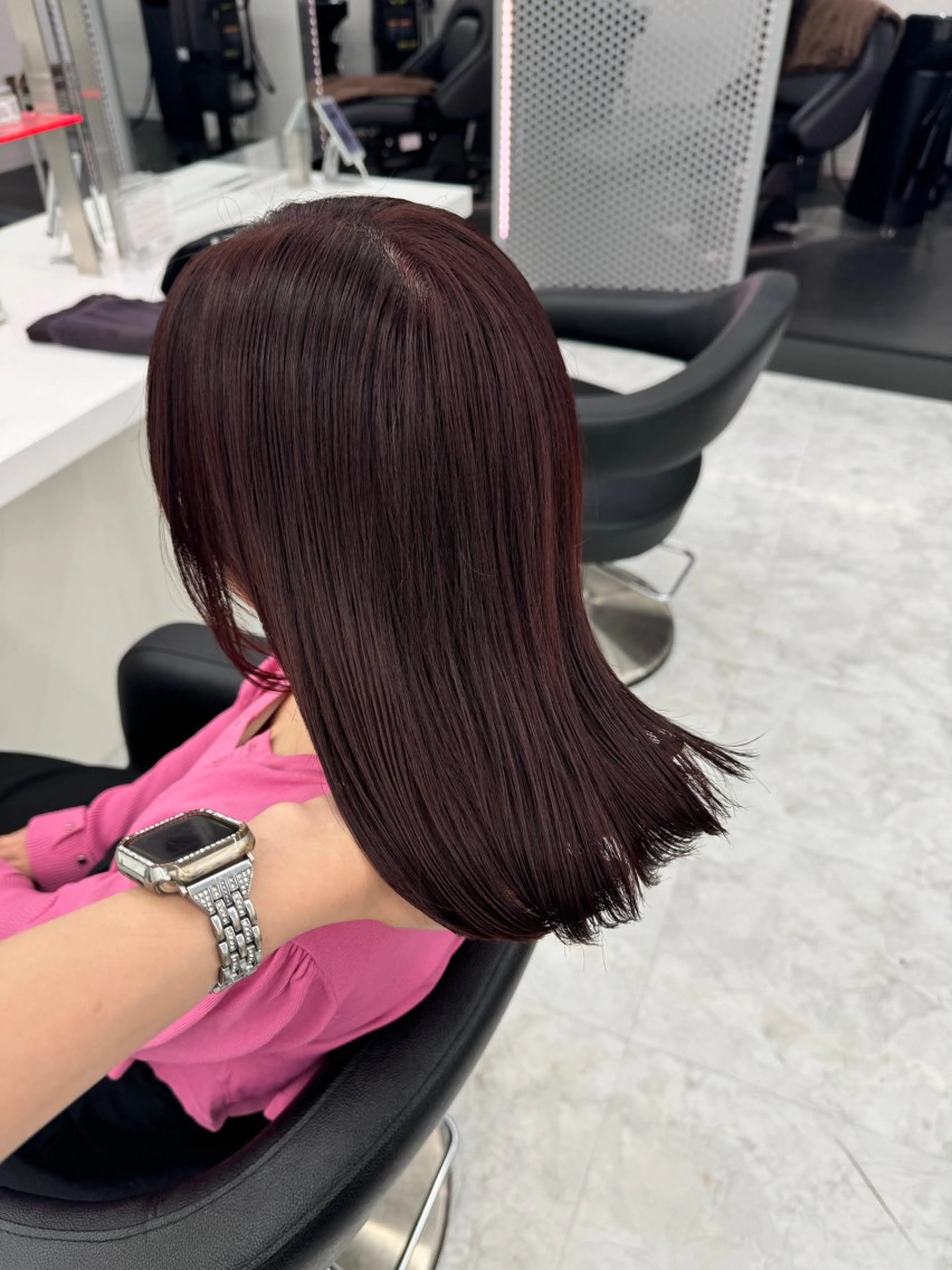 ミディアム カラー ヘアカラー ヘッドスパ ヘアセット 💖透明感カラー＆暗 髪専門💖Akariのヘアスタイル