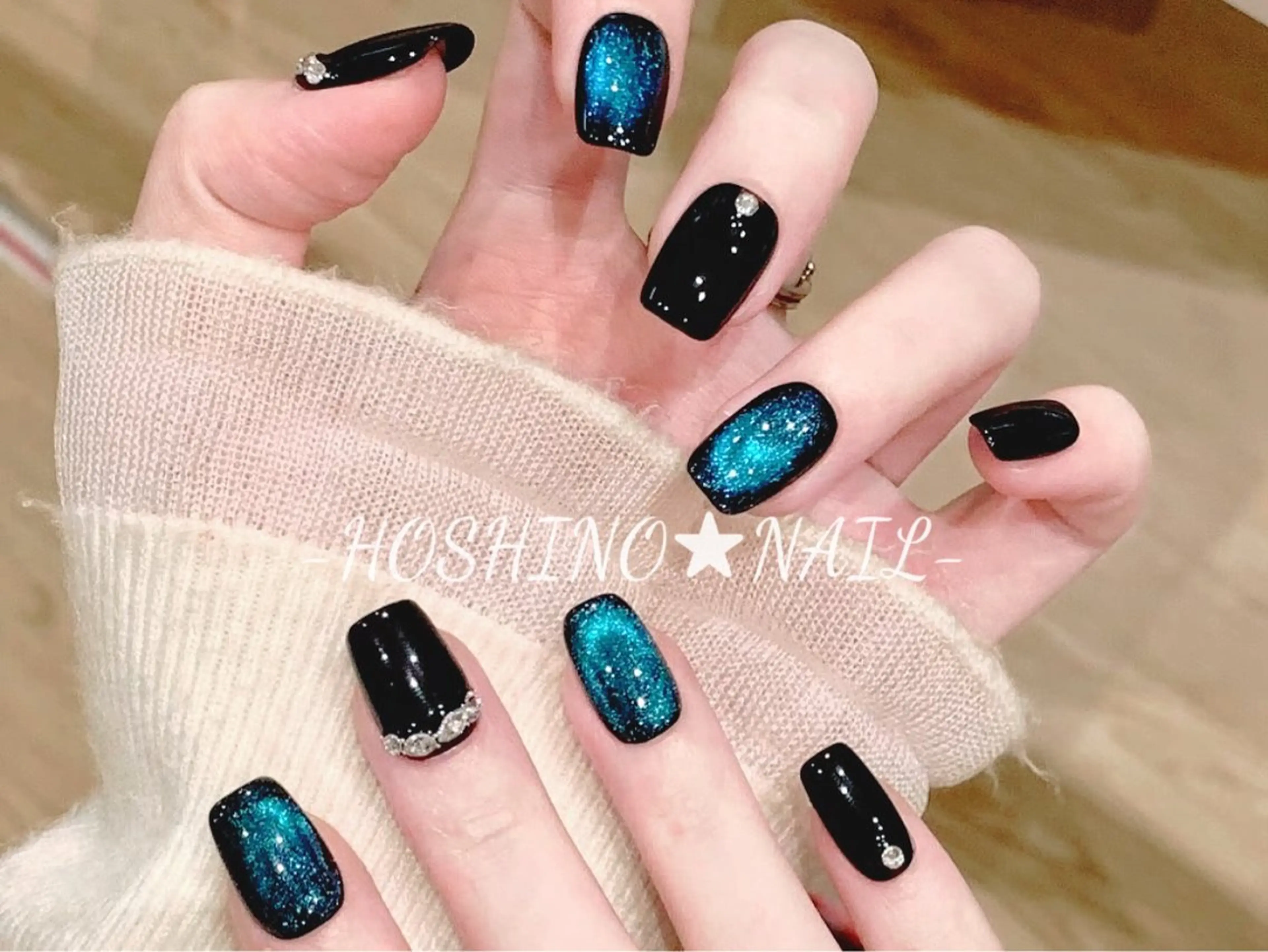 ネイル オーロラネイル チークネイル ドット フットネイル フレンチネイル ハンドネイル ★HOSHINO NAIL★新宿店のネイルデザイン