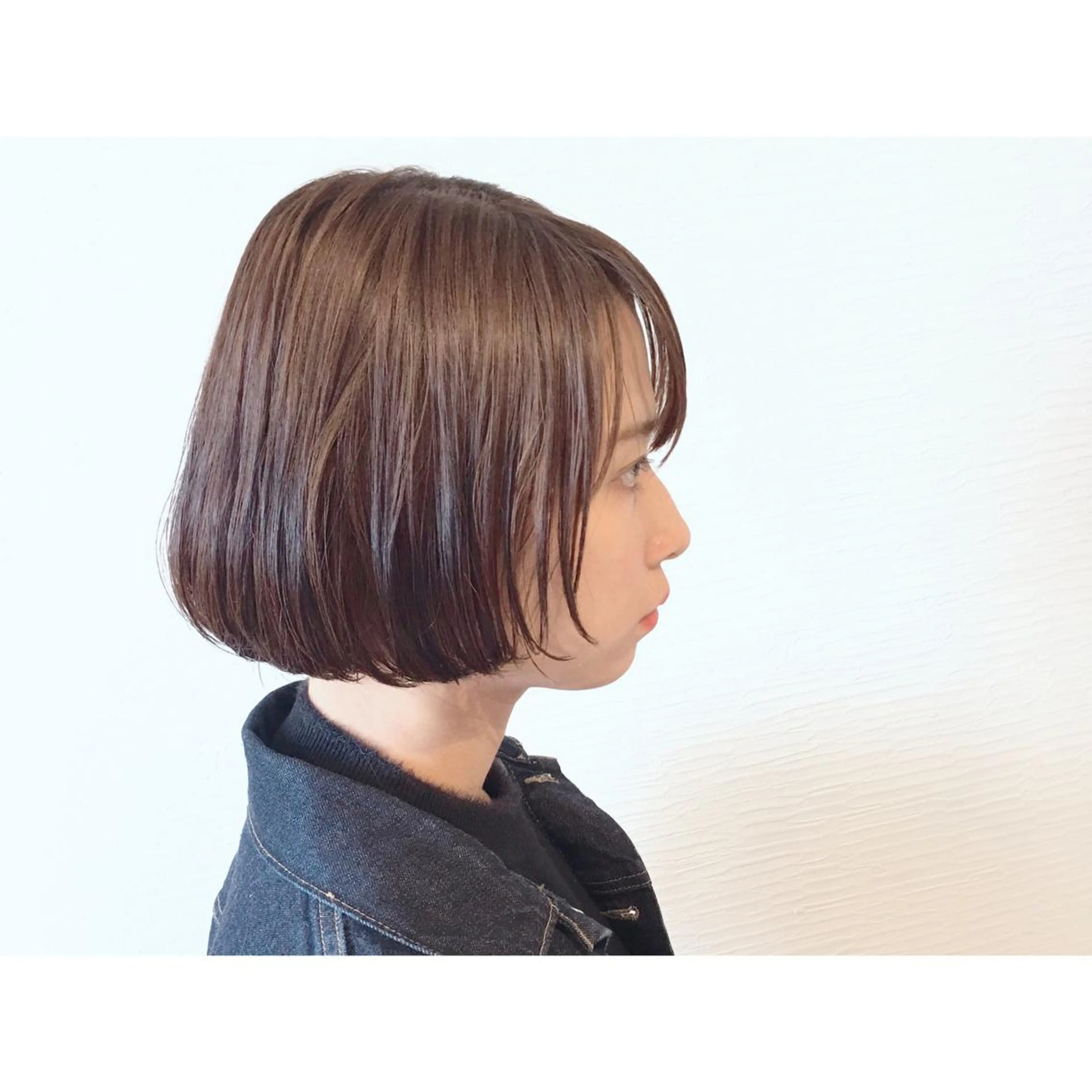 ショート ワンレンボブ ショートボブ ボブ ショートヘア 【今だけブリーチ 限定価格💕】すみのヘアスタイル