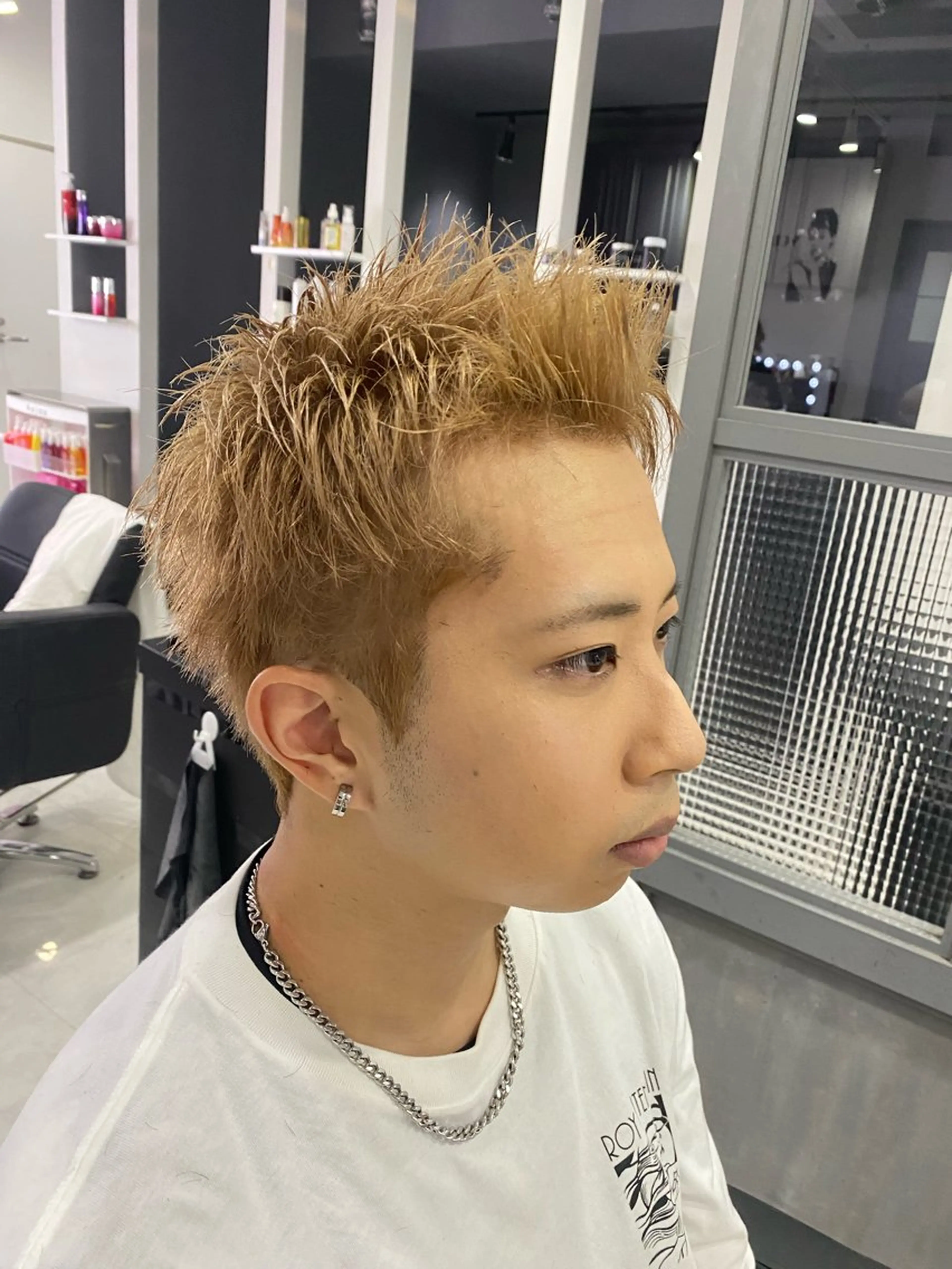 ショート メンズ カット 🟣メンズパーマ 川端 永遠🟣のヘアスタイル