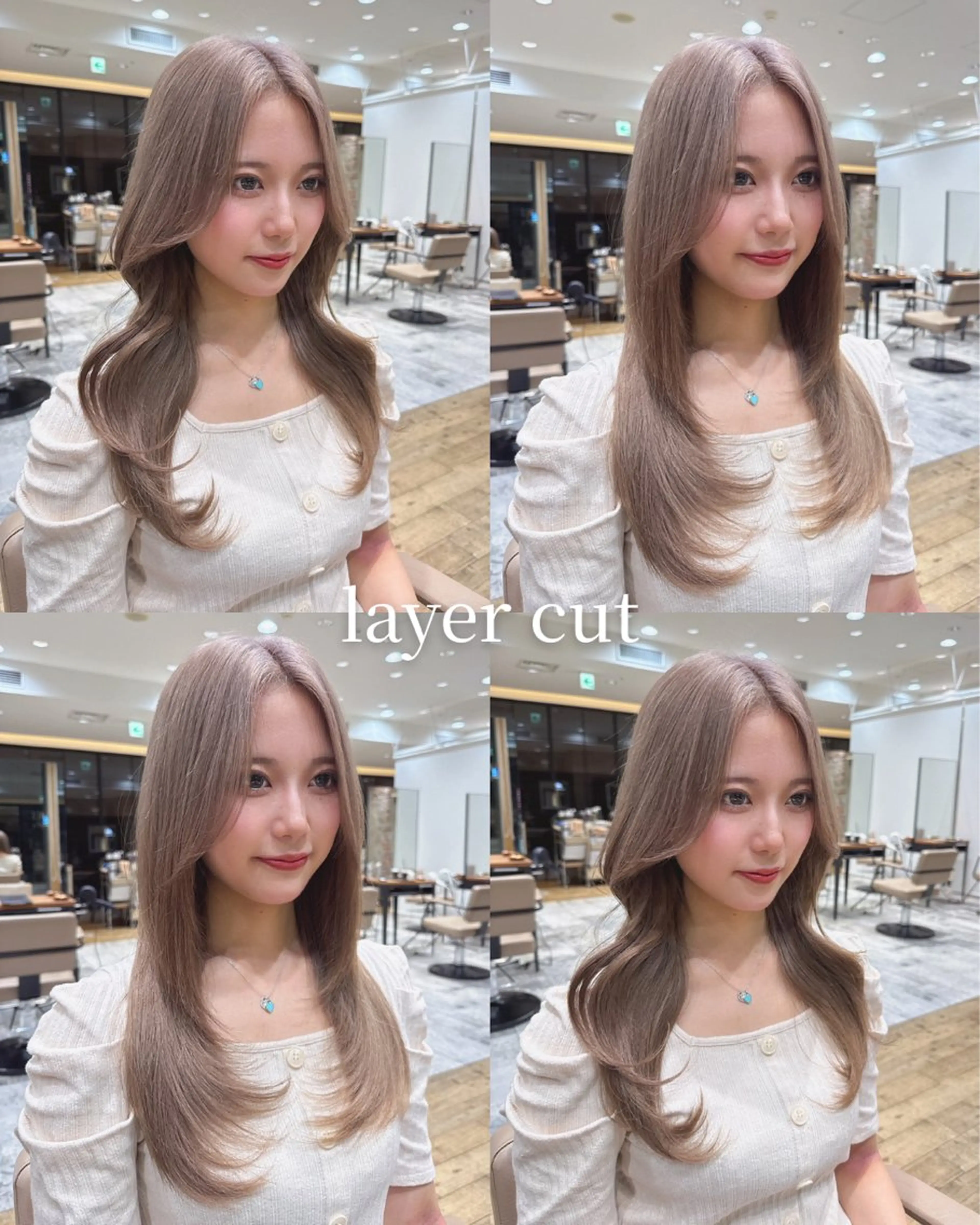 ロング カラー 韓国風ヘア レイヤーカット カット ヘアカラー トリートメント ヘッドスパ 石戸谷　海斗/韓国 レイヤー/艶カラーのヘアスタイル