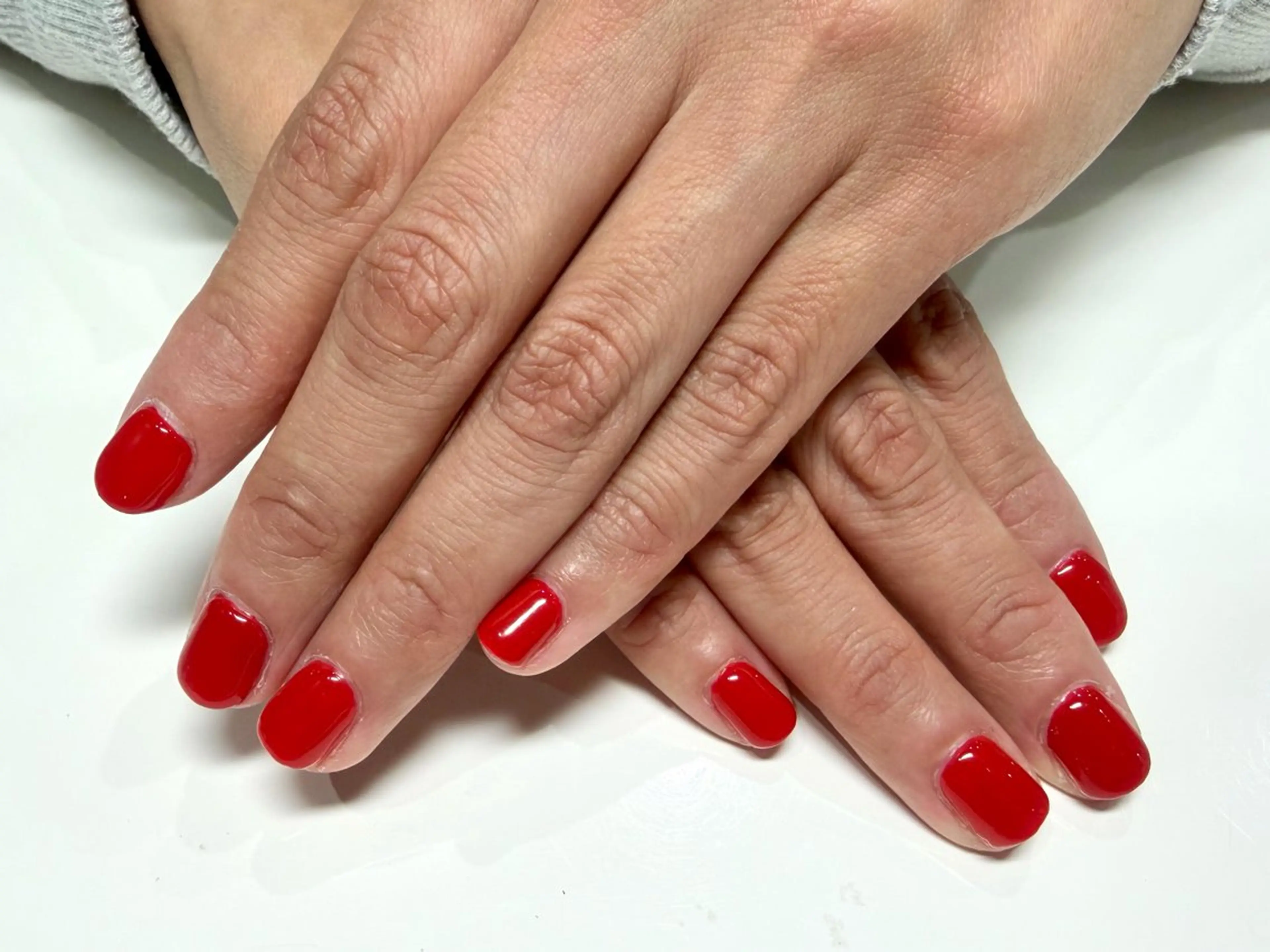 ネイル ワンカラーネイル Akazawa Nanaのネイルデザイン