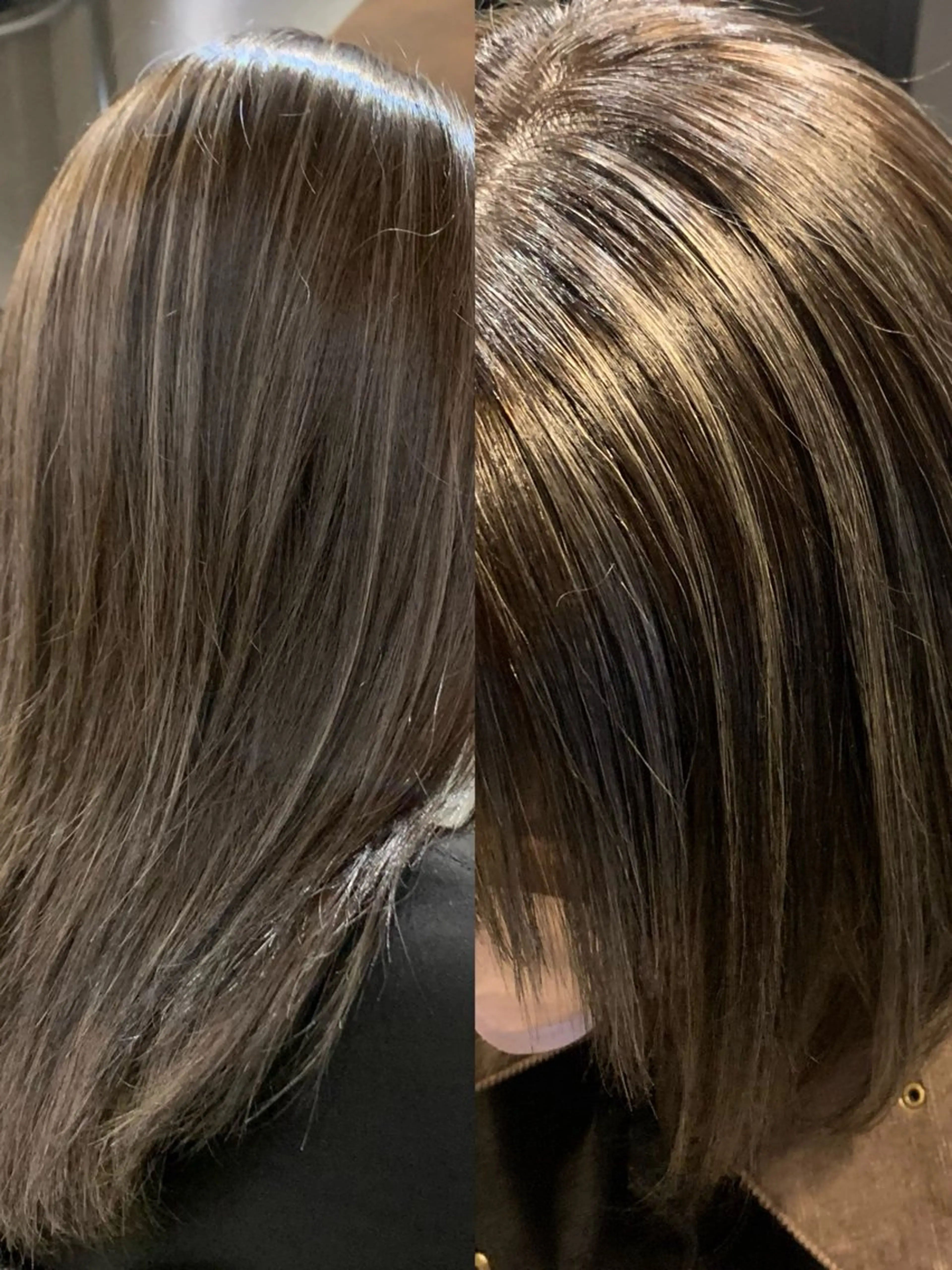 ミディアム カラー ヘアアレンジ カット ヘアカラー トリートメント グランルッソ所属・✨岡山バレイヤージュ ハイライト✨のヘアスタイル