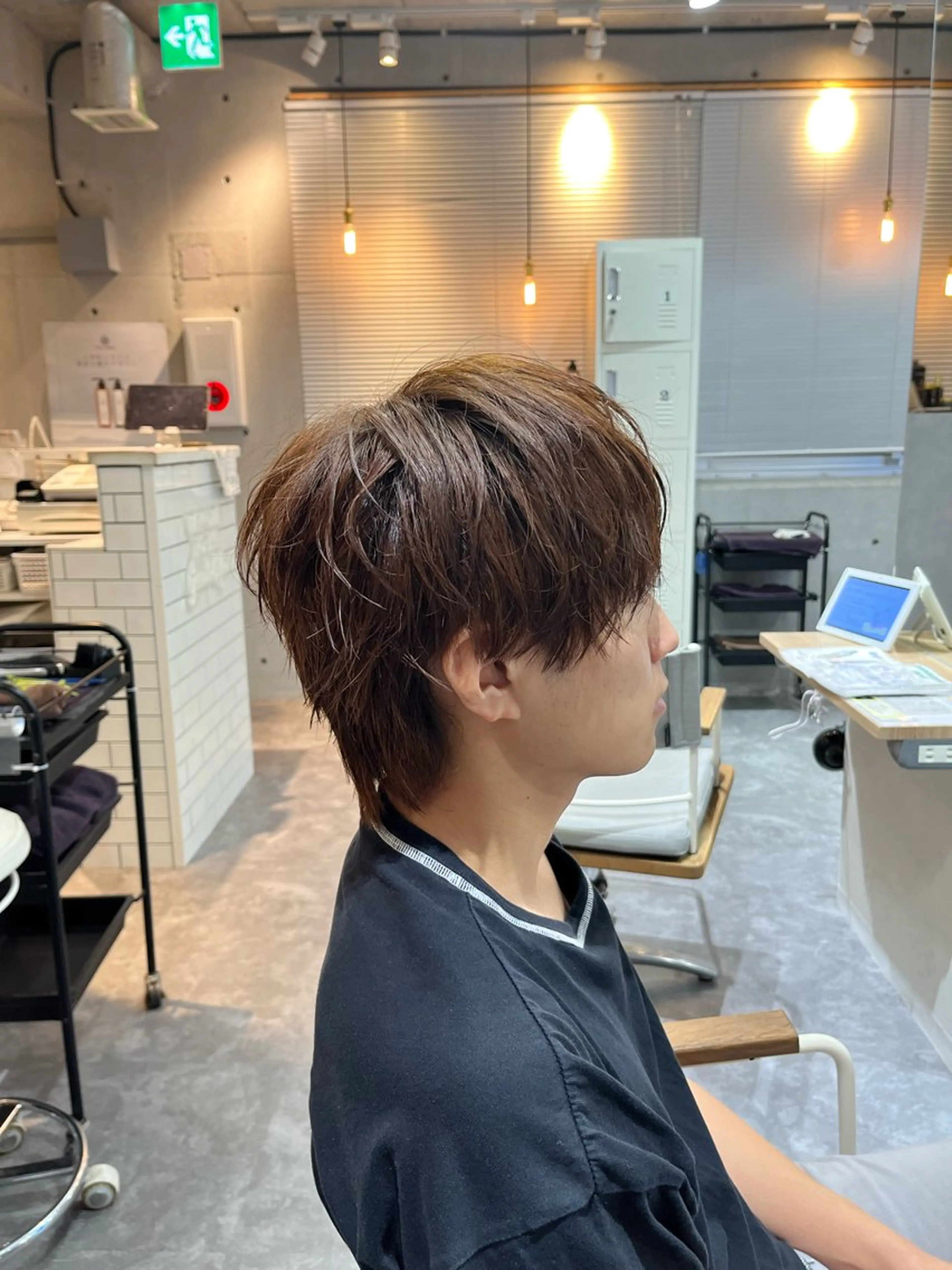 メンズ マッシュウルフ マッシュ メンズウルフカット ウルフカット カット メンズ特化美容師 /泉壱恵のヘアスタイル