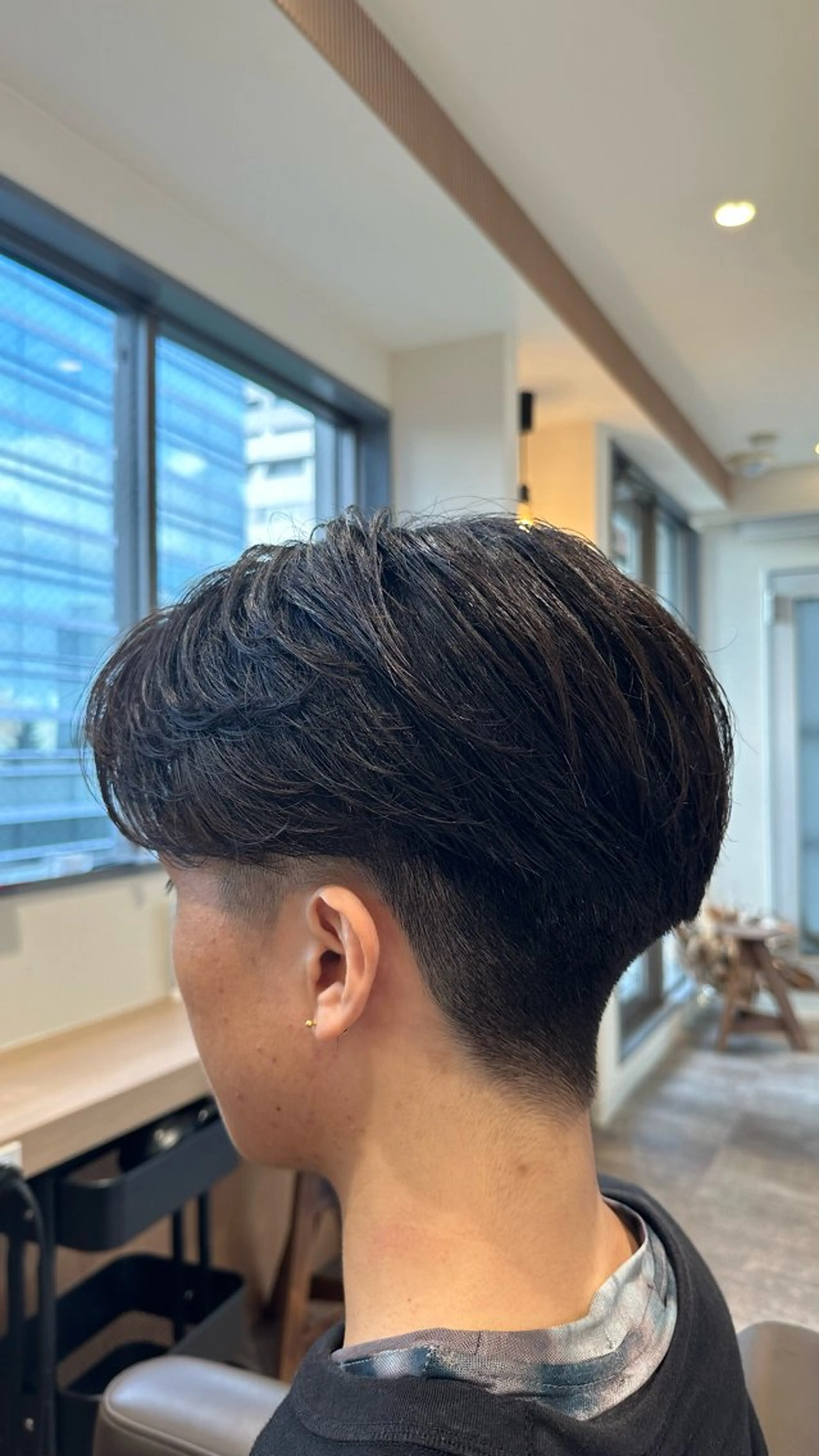 メンズ カット パーマ 【メンズパーマ】比嘉 啓人のヘアスタイル