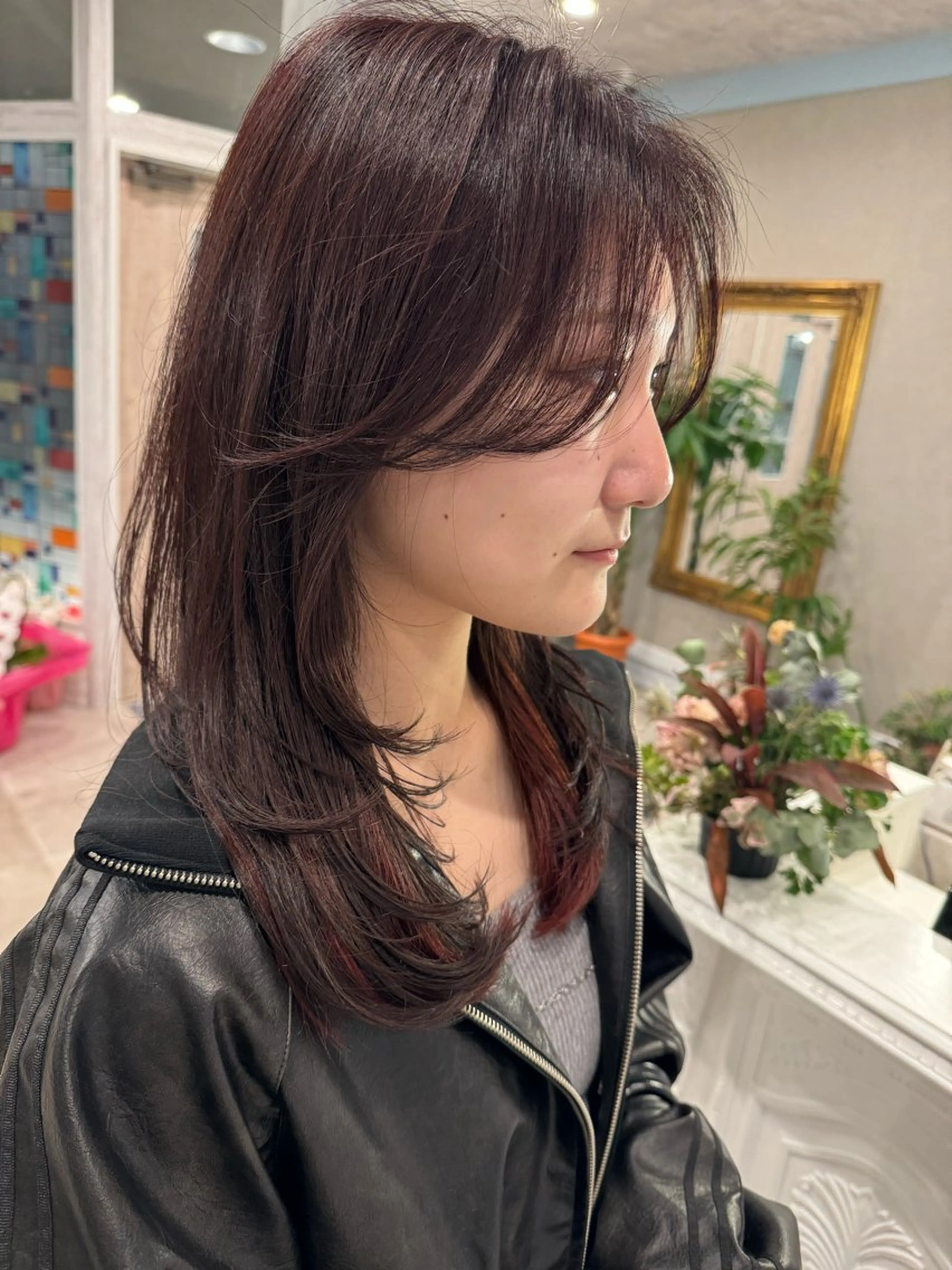 ロング ハイレイヤー 韓国風ヘア レイヤーカット ささき かおる / 佐々木 薫のヘアスタイル