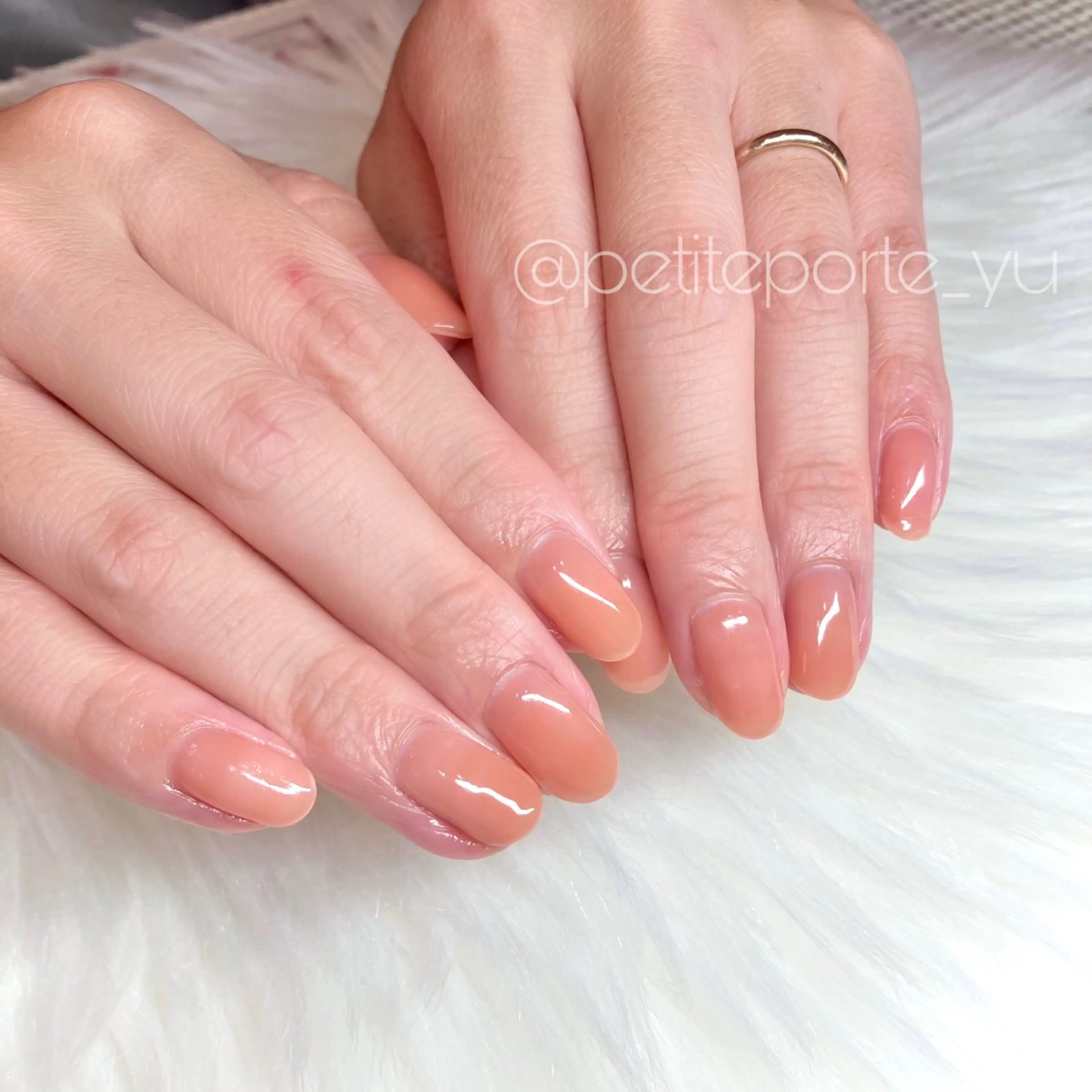 ネイル オフィスネイル ワンカラーネイル シンプルネイル ハンドネイル nailsalon petite porte所属・petite porteのネイルデザイン
