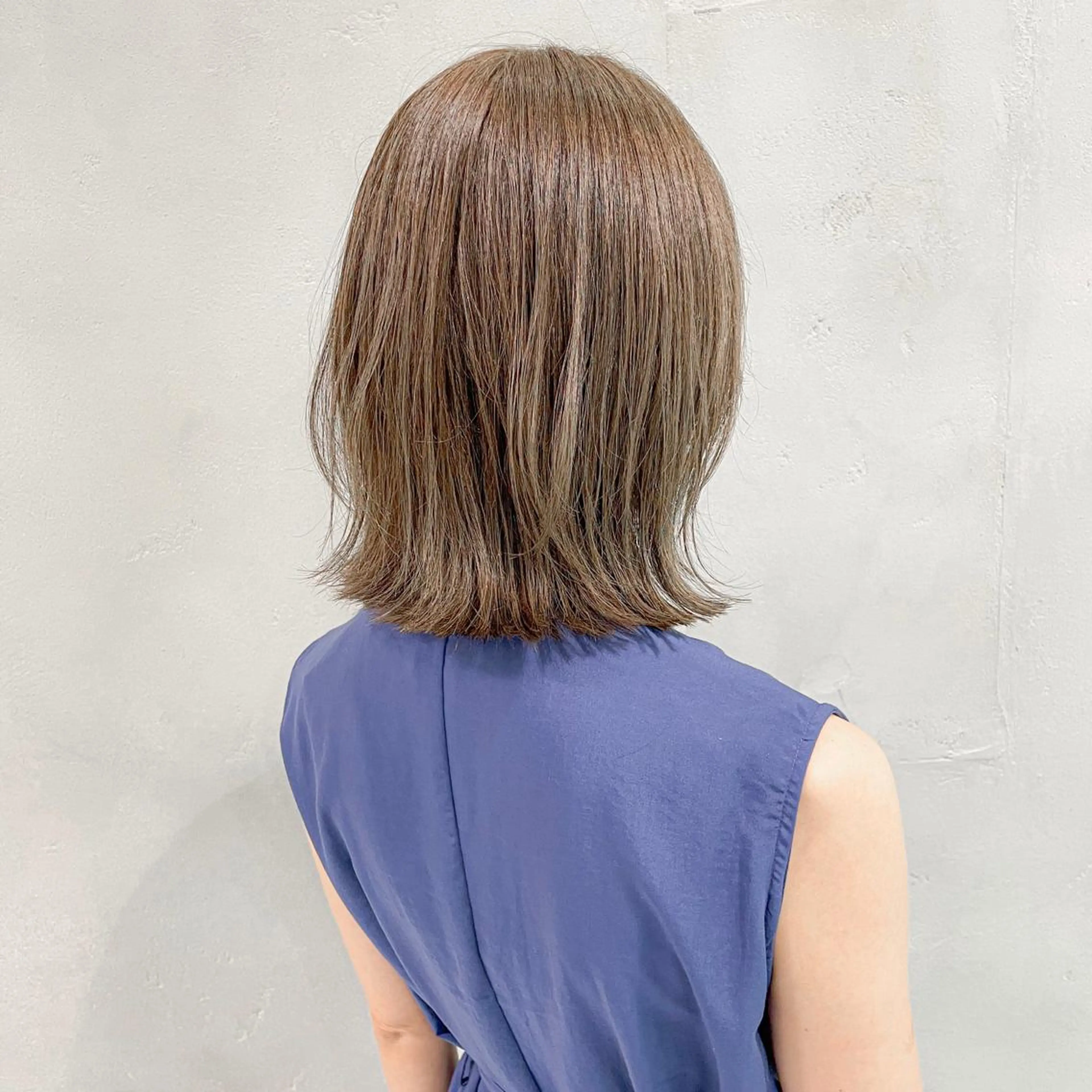 ミディアム カラー カット ヘアカラー トリートメント 阿田 悠士朗のヘアスタイル