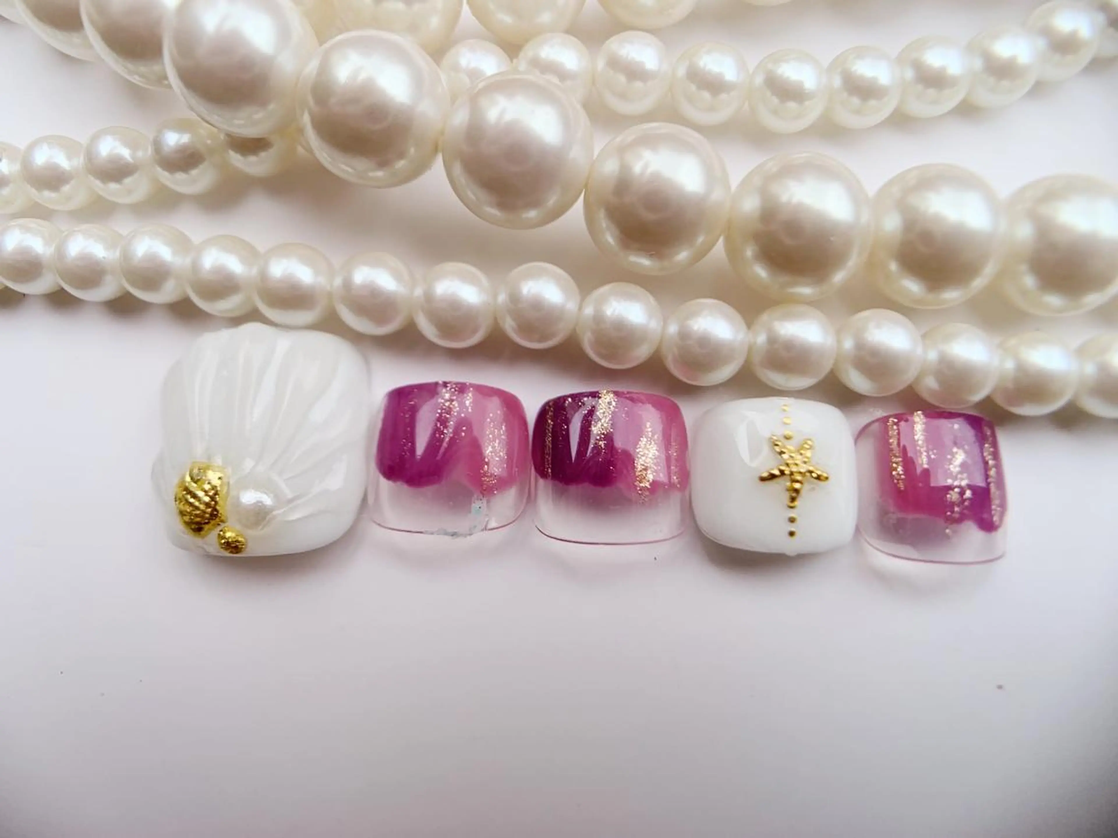 ネイル MiKi Nai池袋 長さだし得意のネイルデザイン