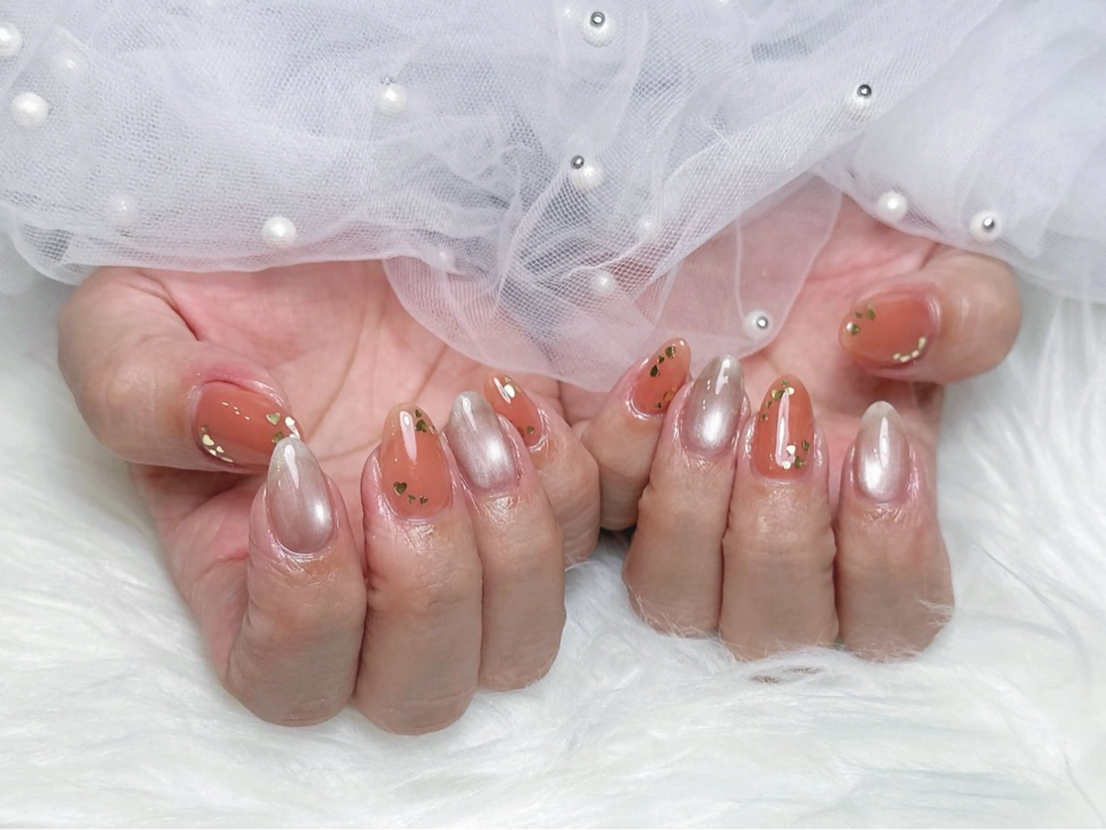 ネイル ハンドネイル 【Eclat ｴｸﾗ】nail＆beauty所属・Eclat〔ｴｸﾗ〕 MOEKA𝜗𝜚*のネイルデザイン