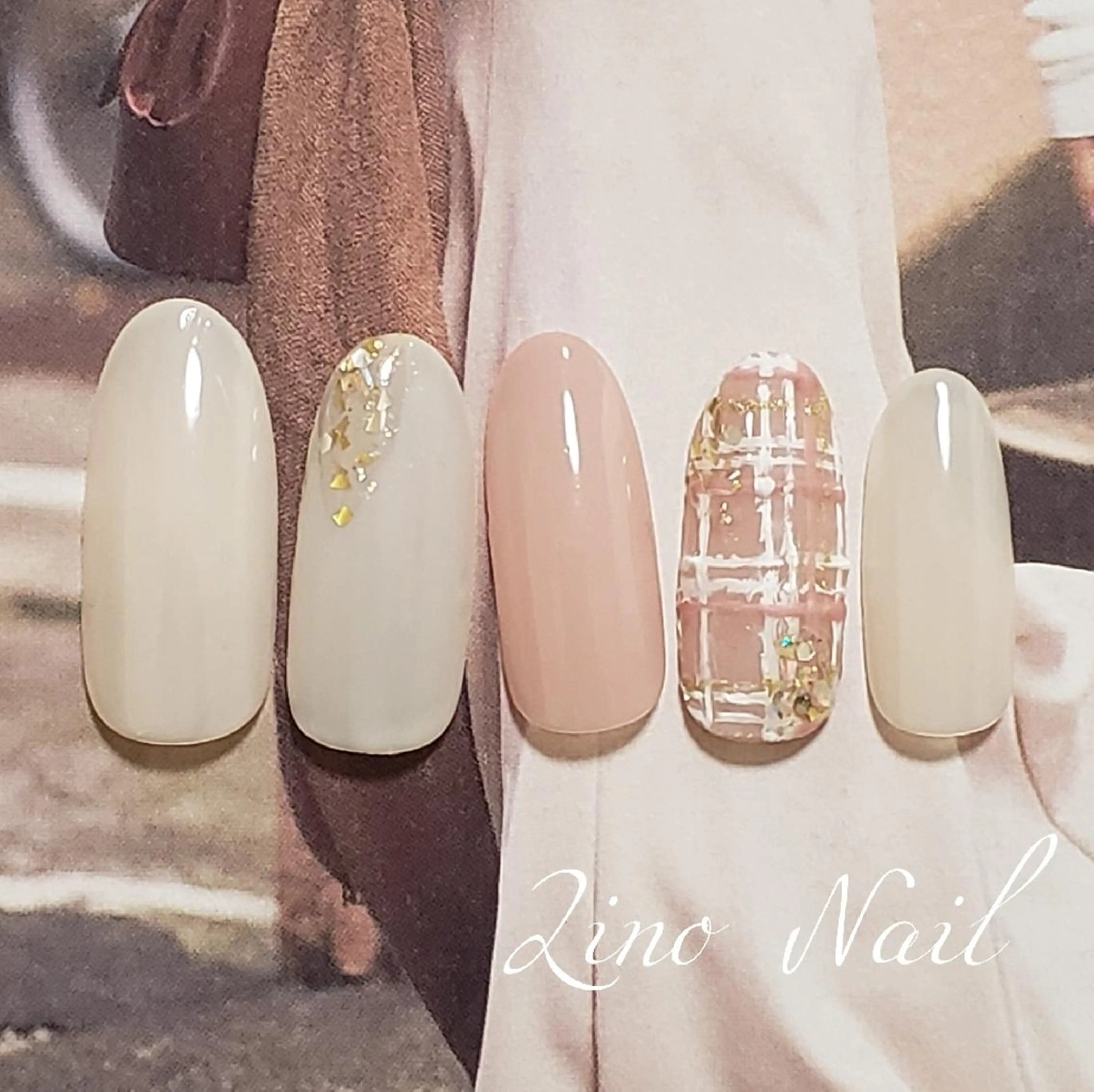 ネイル カジュアル ジェルネイル キラキラネイル ラメ(グリッター) マットネイル Lino Nailのネイルデザイン