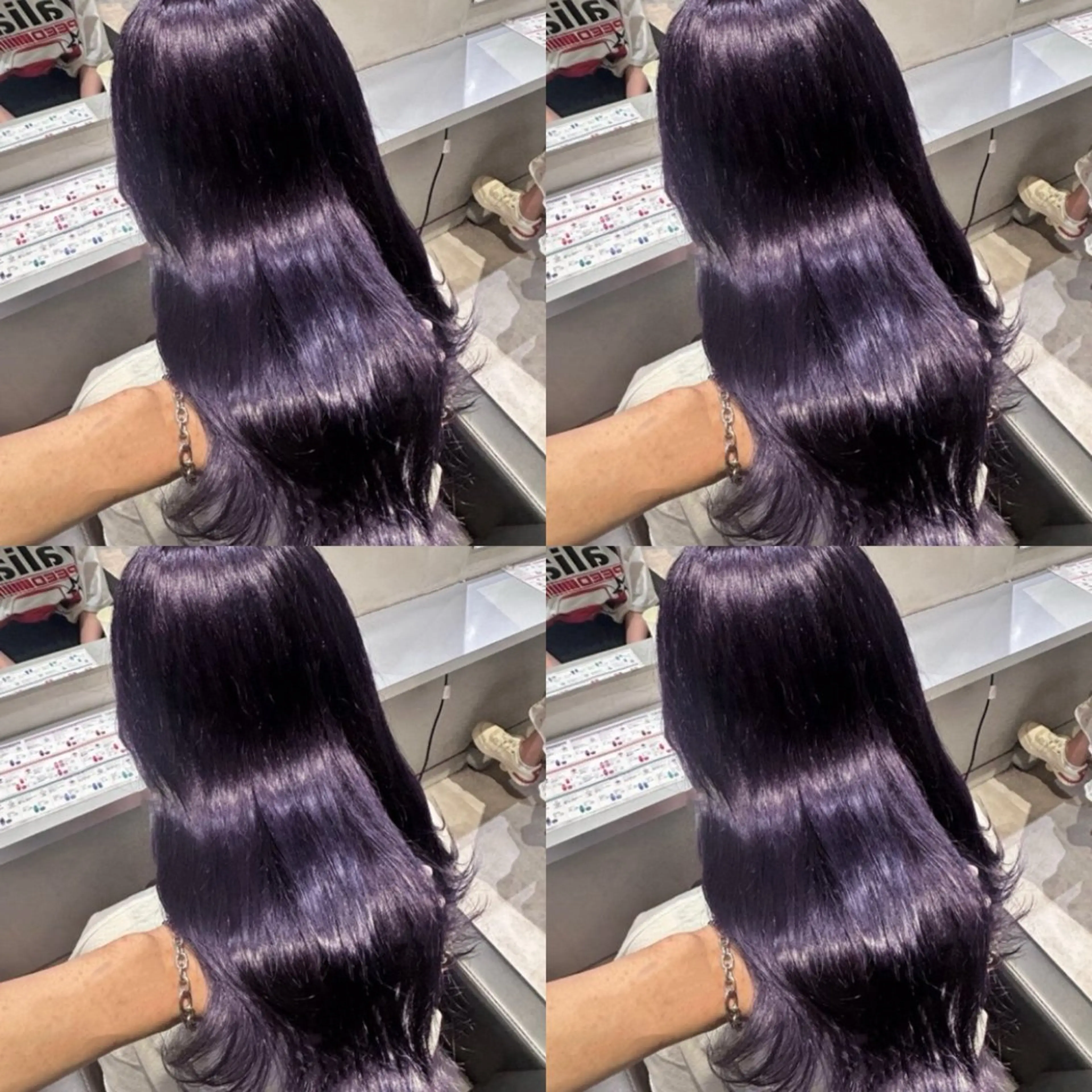 ロング カット ヘアカラー トリートメント 髪質改善/艶髪/ レイヤーカットゆうまのヘアスタイル