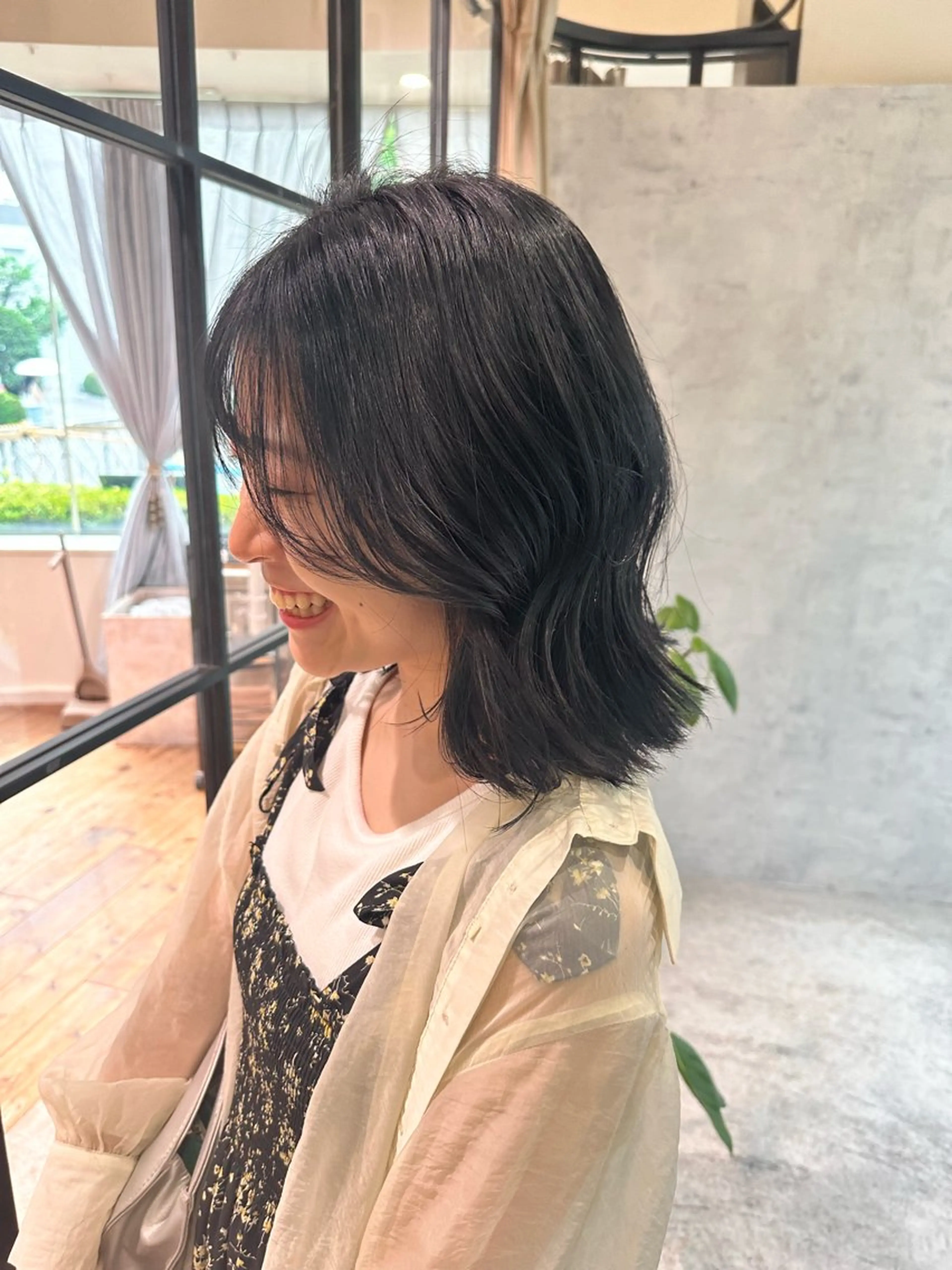 ミディアム カット 梅田美容室/カット /Maoのヘアスタイル