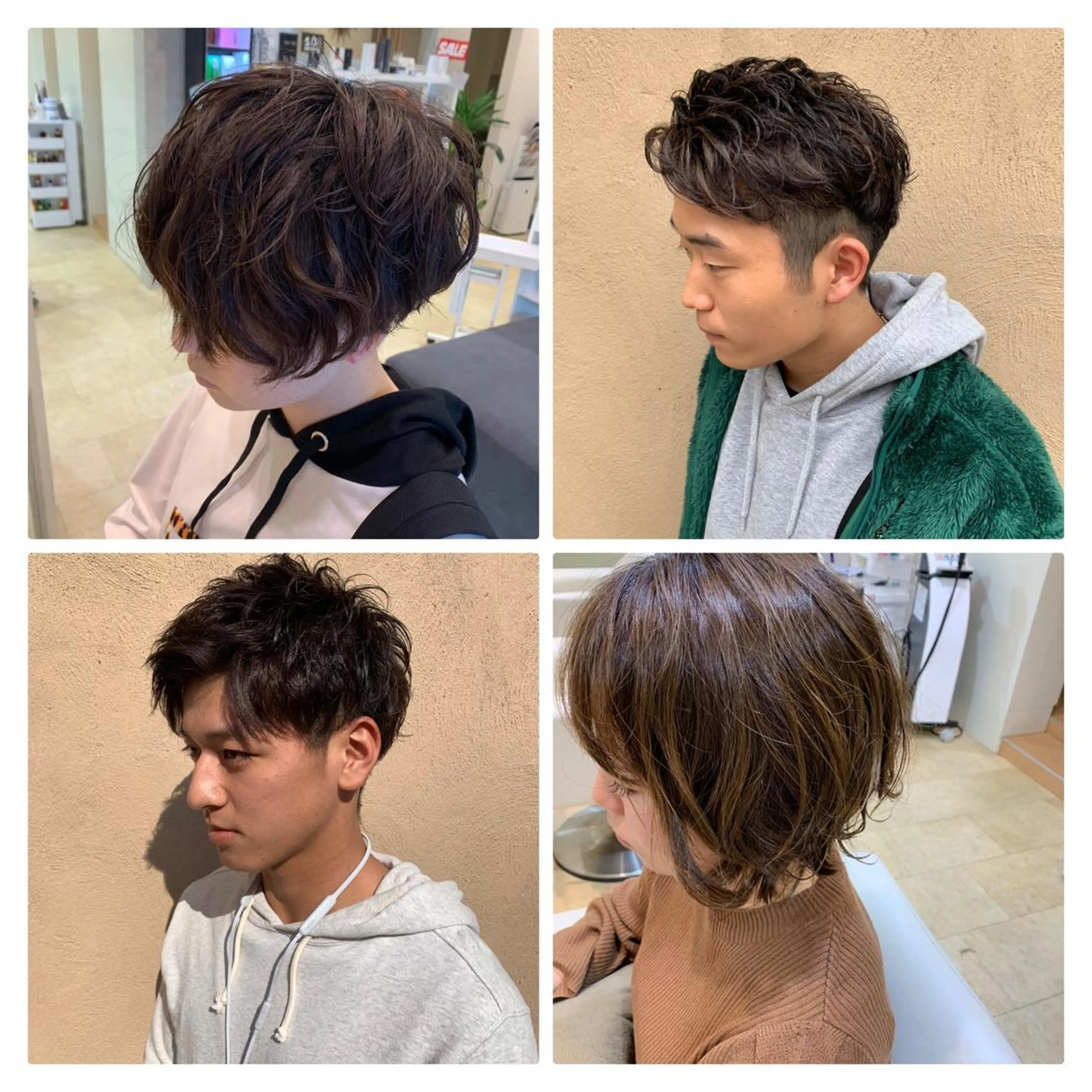 パーマ 西新/siohair 似合わせ/石尾刻矢のヘアスタイル