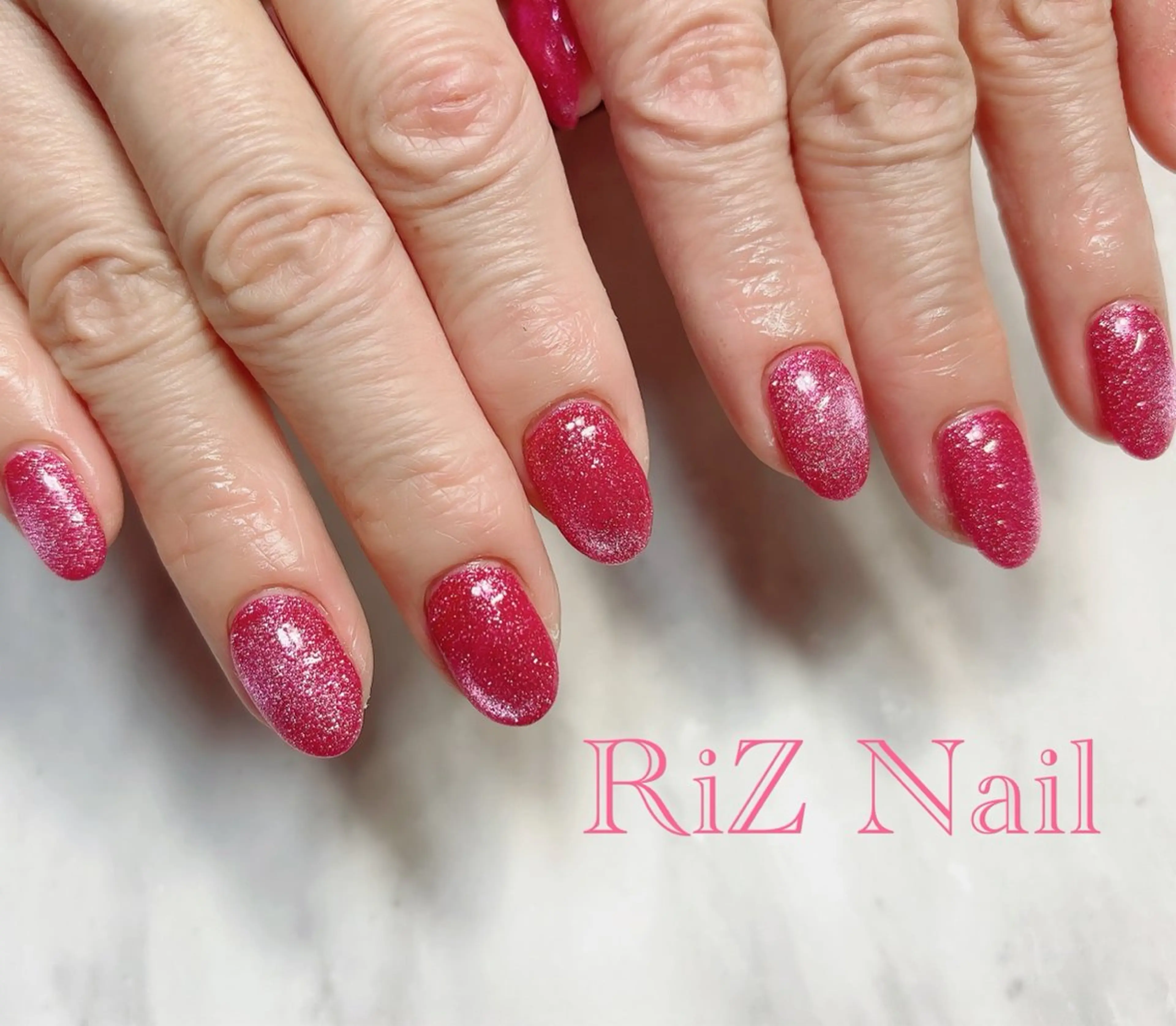 ネイル マグネットネイル ハンドネイル RiZ nail salonのネイルデザイン