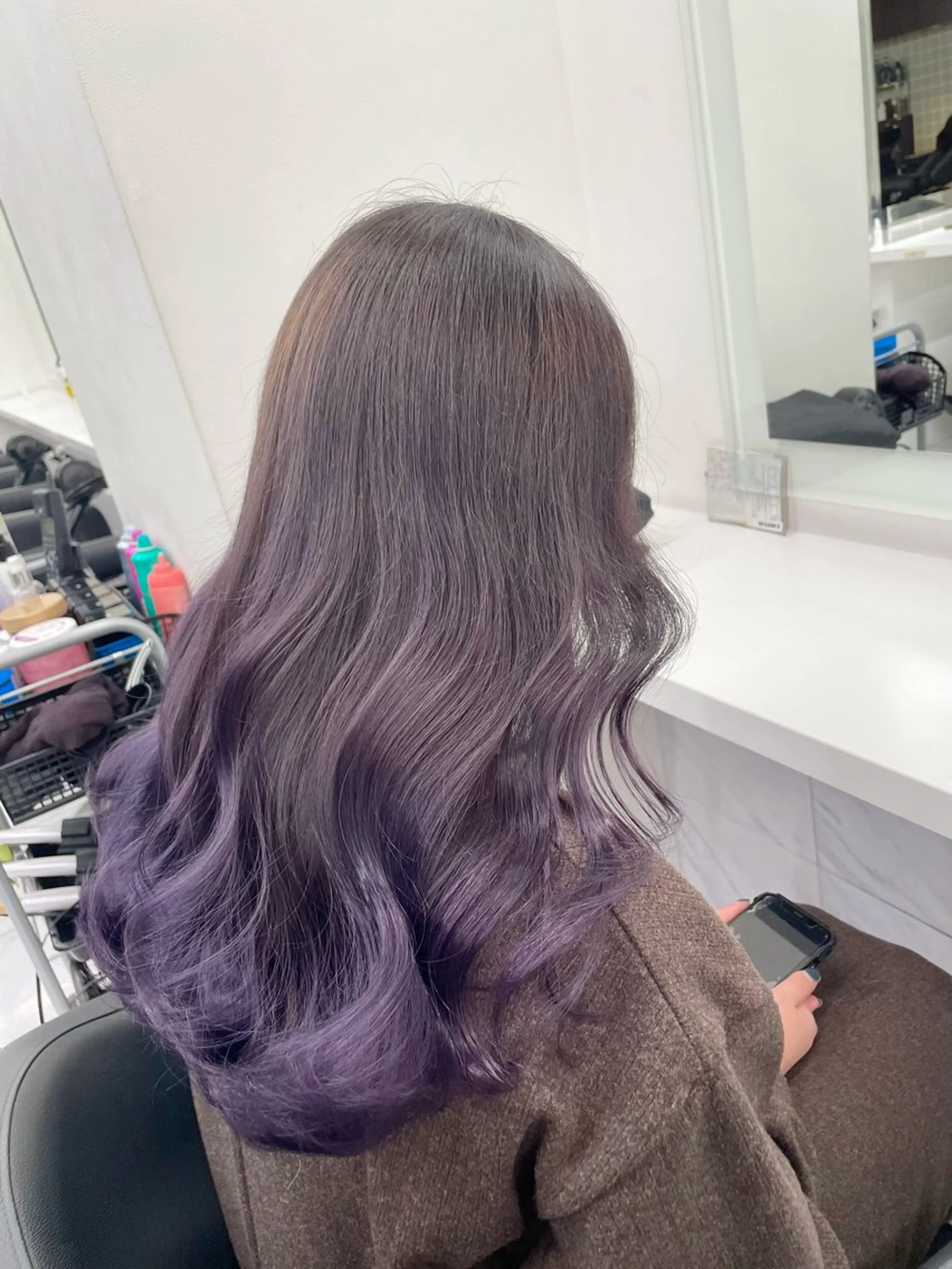 ロング カラー *モデル募集🤍横浜 透明感カラー🫧のヘアスタイル