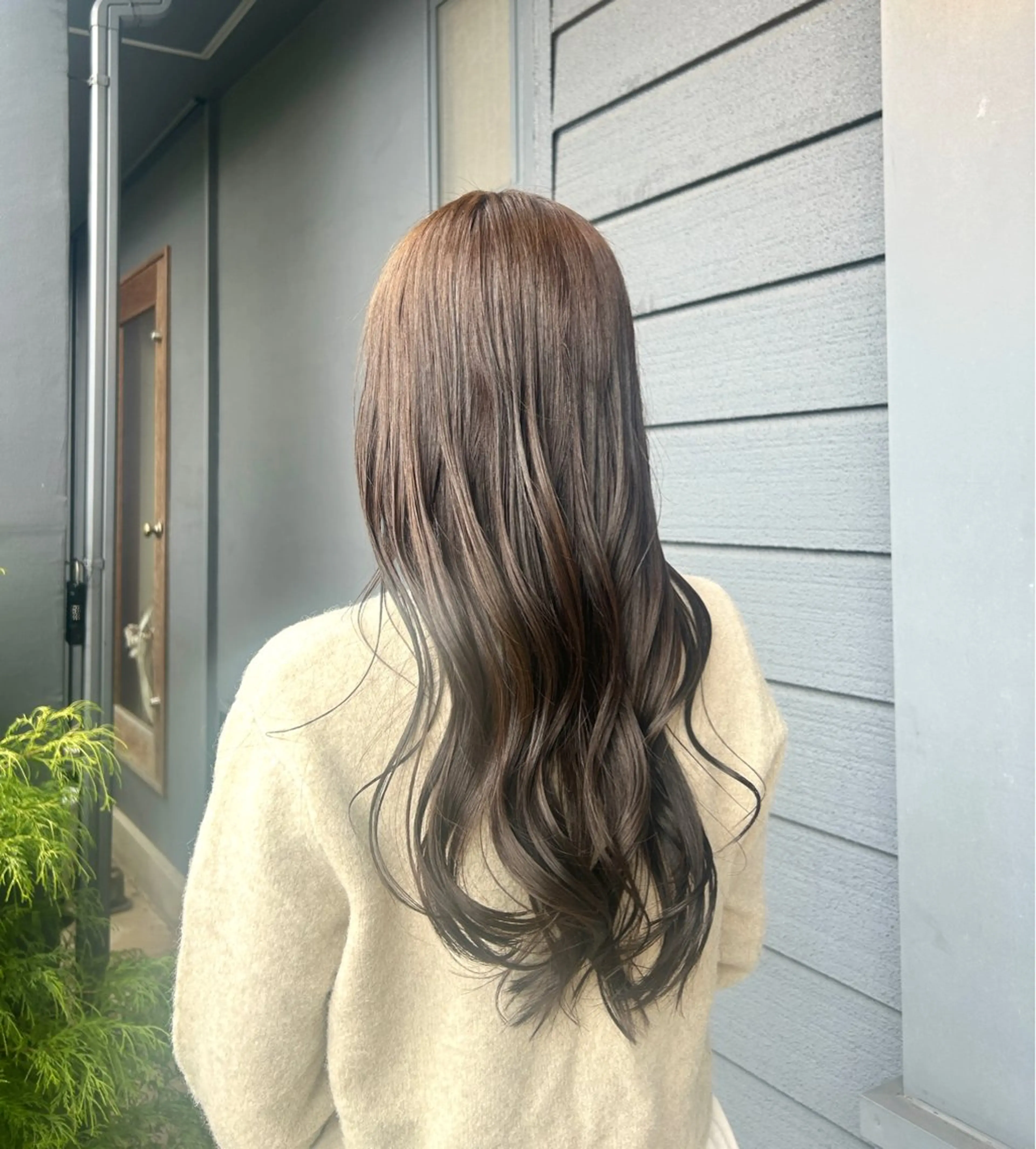 ロング カラー ベージュカラー 透明感カラー オリーブベージュ 似合わせカット ヘアカラー hair lapis上地所属・ラベンダーカラー/ 岡崎/たさき　みゆうのヘアスタイル