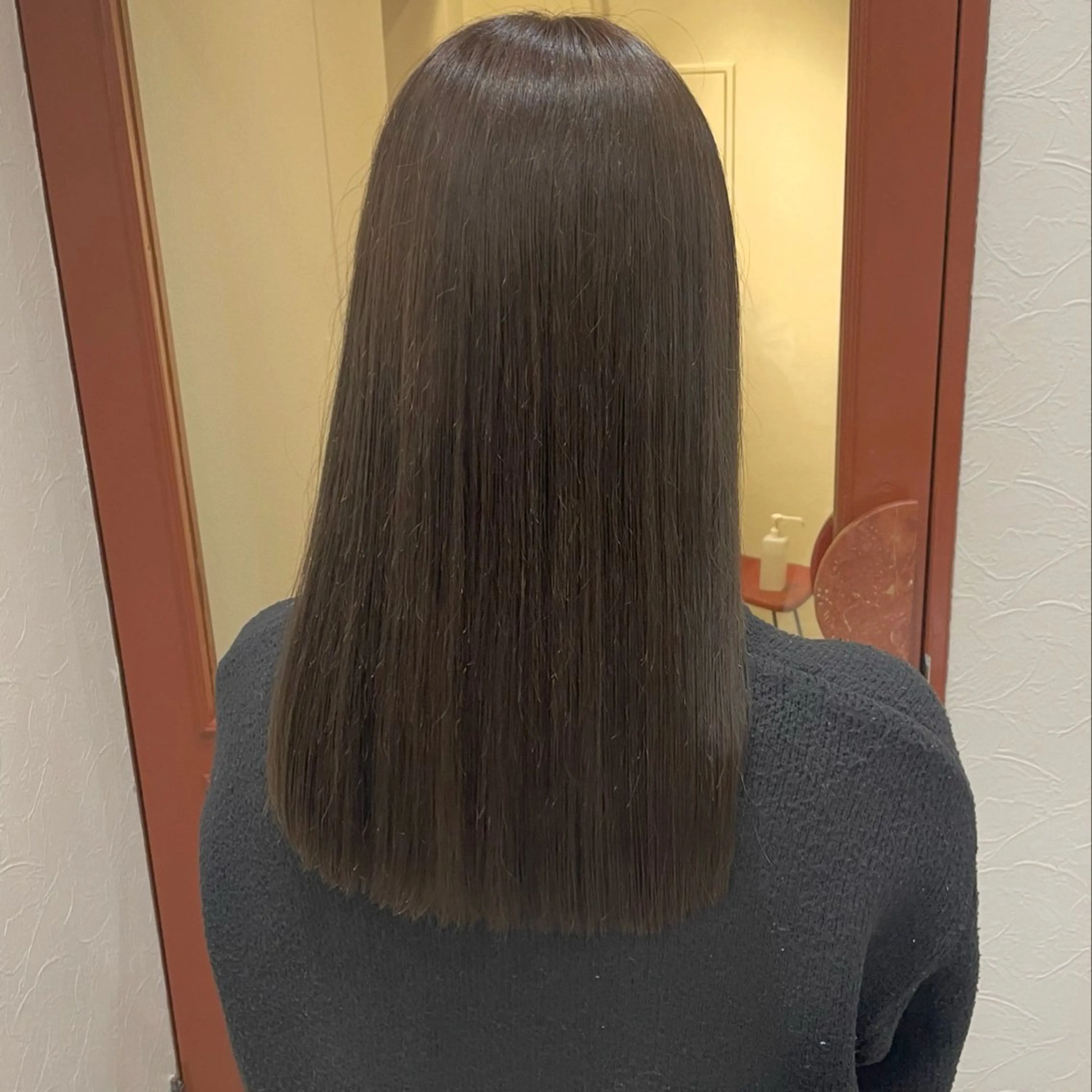 セミロング カラー グレージュ ハイトーンカラー カット ヘアカラー トリートメント ヘッドスパ puf 伏見 /RIONAのヘアスタイル