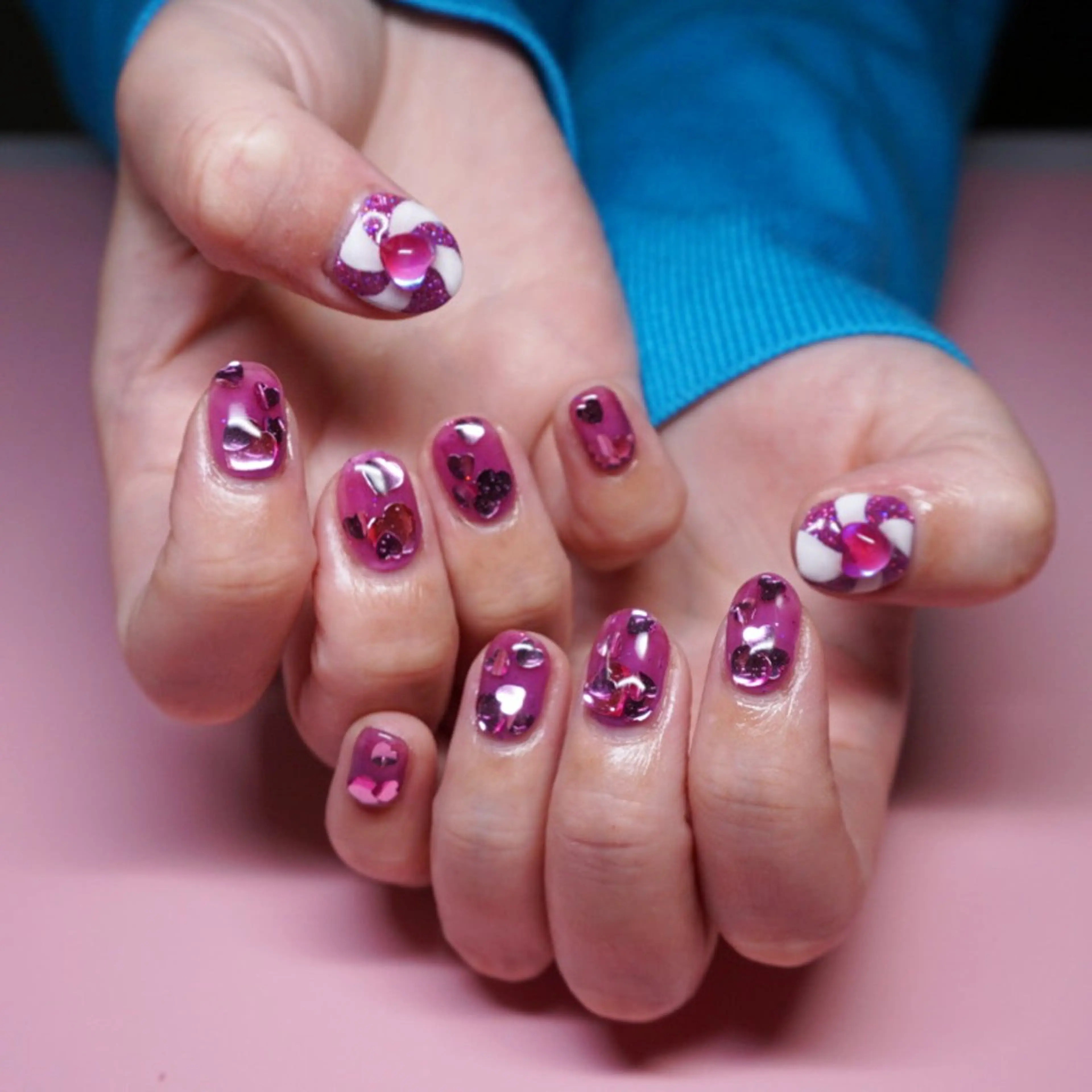 ネイル ハンドネイル total beauty salon mommy所属・🥥🍒ゆ う🍒🥥のネイルデザイン